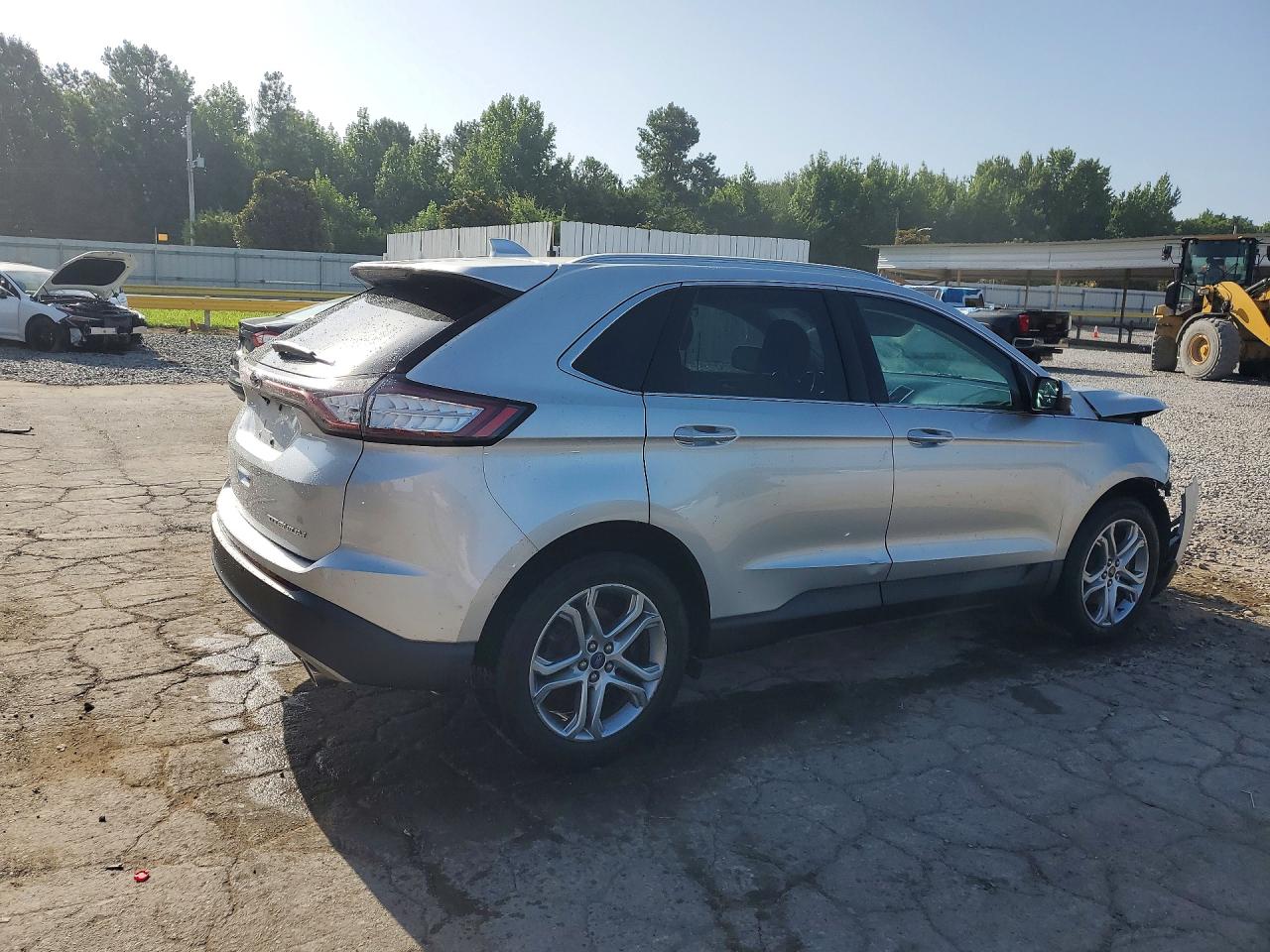 2015 Ford Edge Titanium Silver vin: 2FMTK3K85FBB26806
