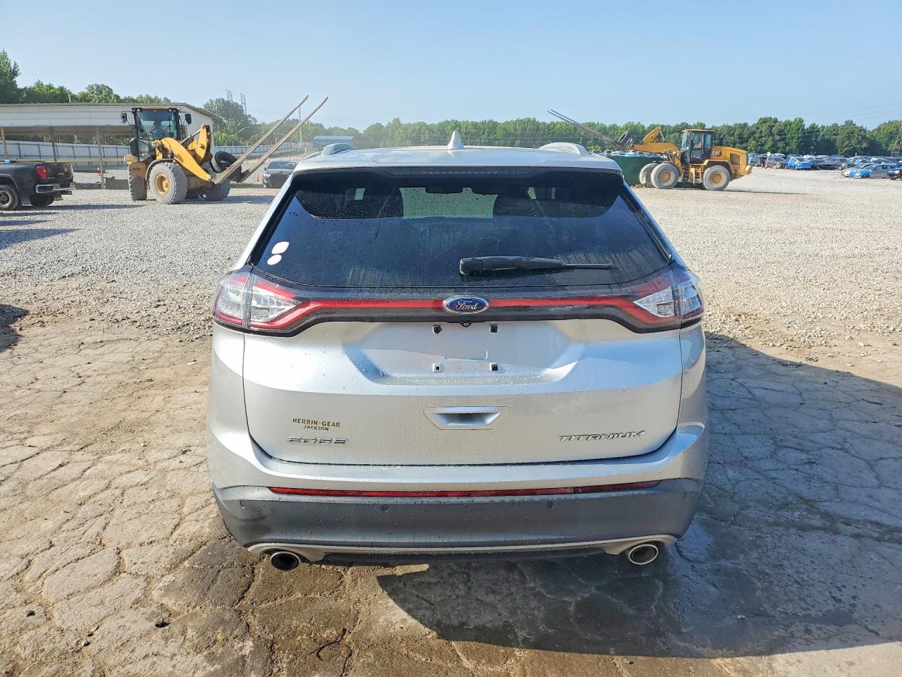 2015 Ford Edge Titanium Silver vin: 2FMTK3K85FBB26806