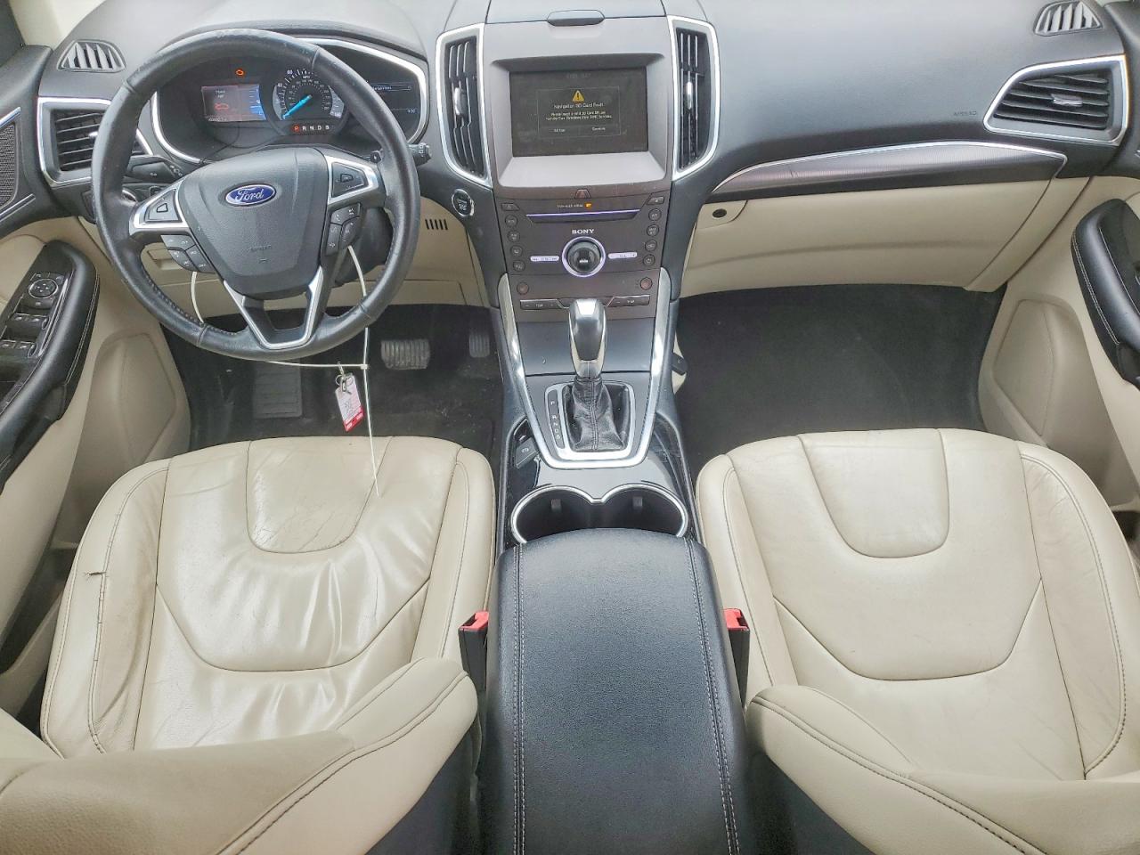 2015 Ford Edge Titanium White vin: 2FMTK3K85FBC38988