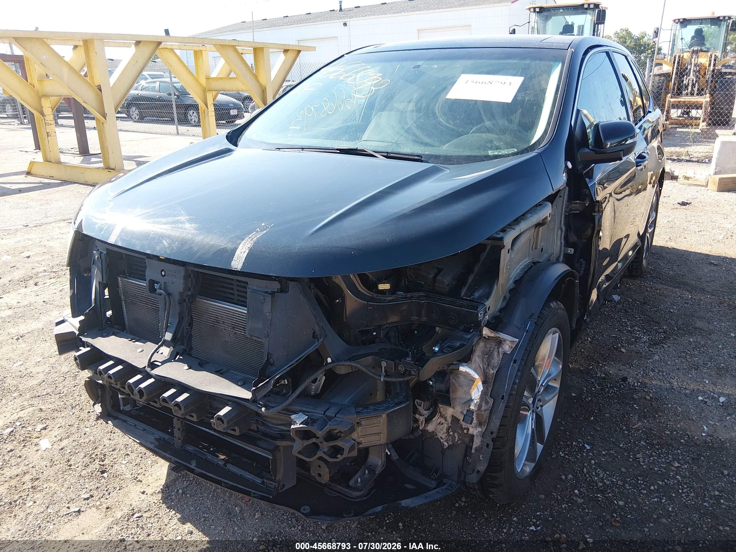2015 Ford Edge Titanium Black vin: 2FMTK3K86FBB89557