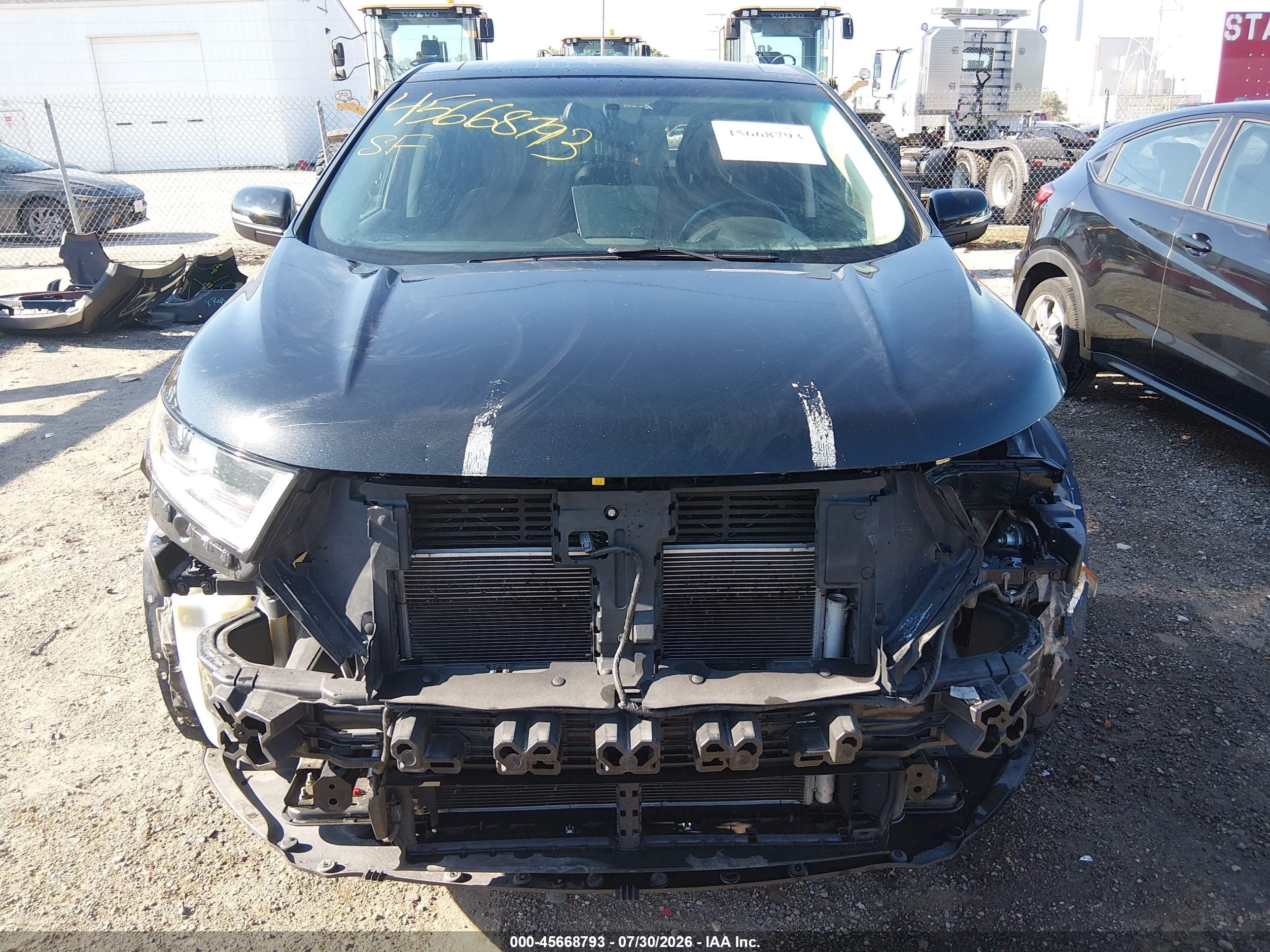 2015 Ford Edge Titanium Black vin: 2FMTK3K86FBB89557