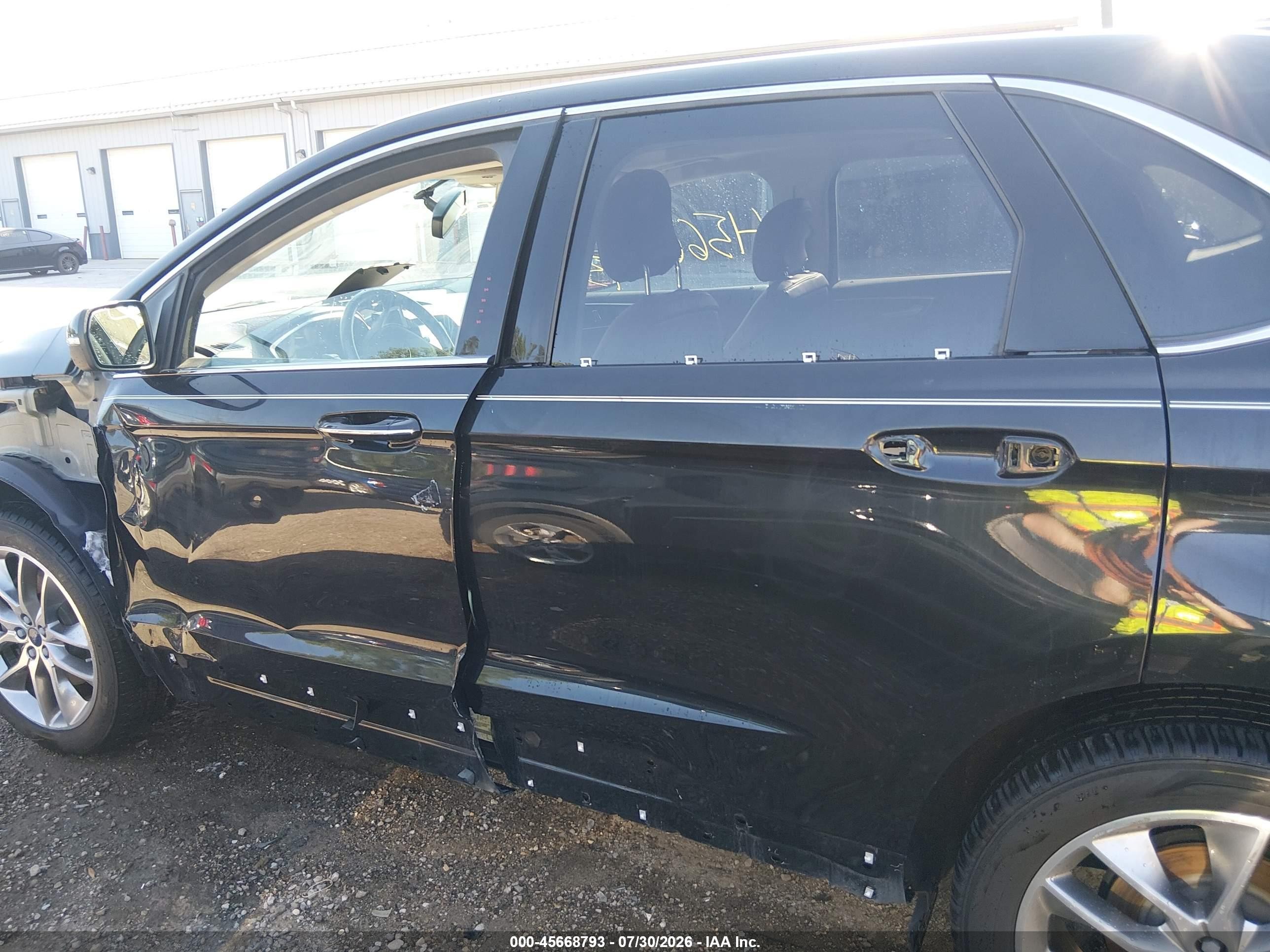 2015 Ford Edge Titanium Black vin: 2FMTK3K86FBB89557