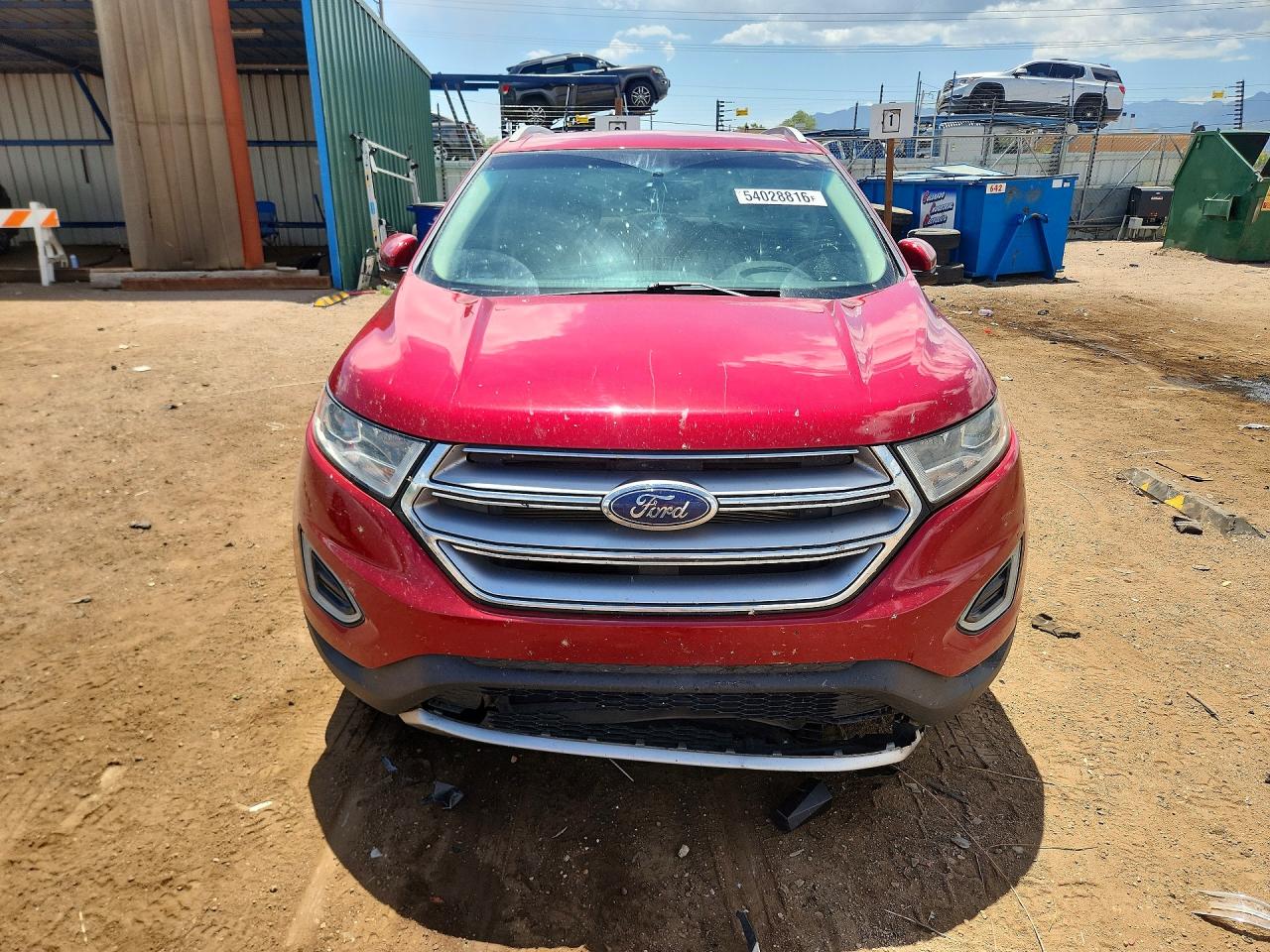 2015 Ford Edge Titanium Maroon vin: 2FMTK3K88FBC39147