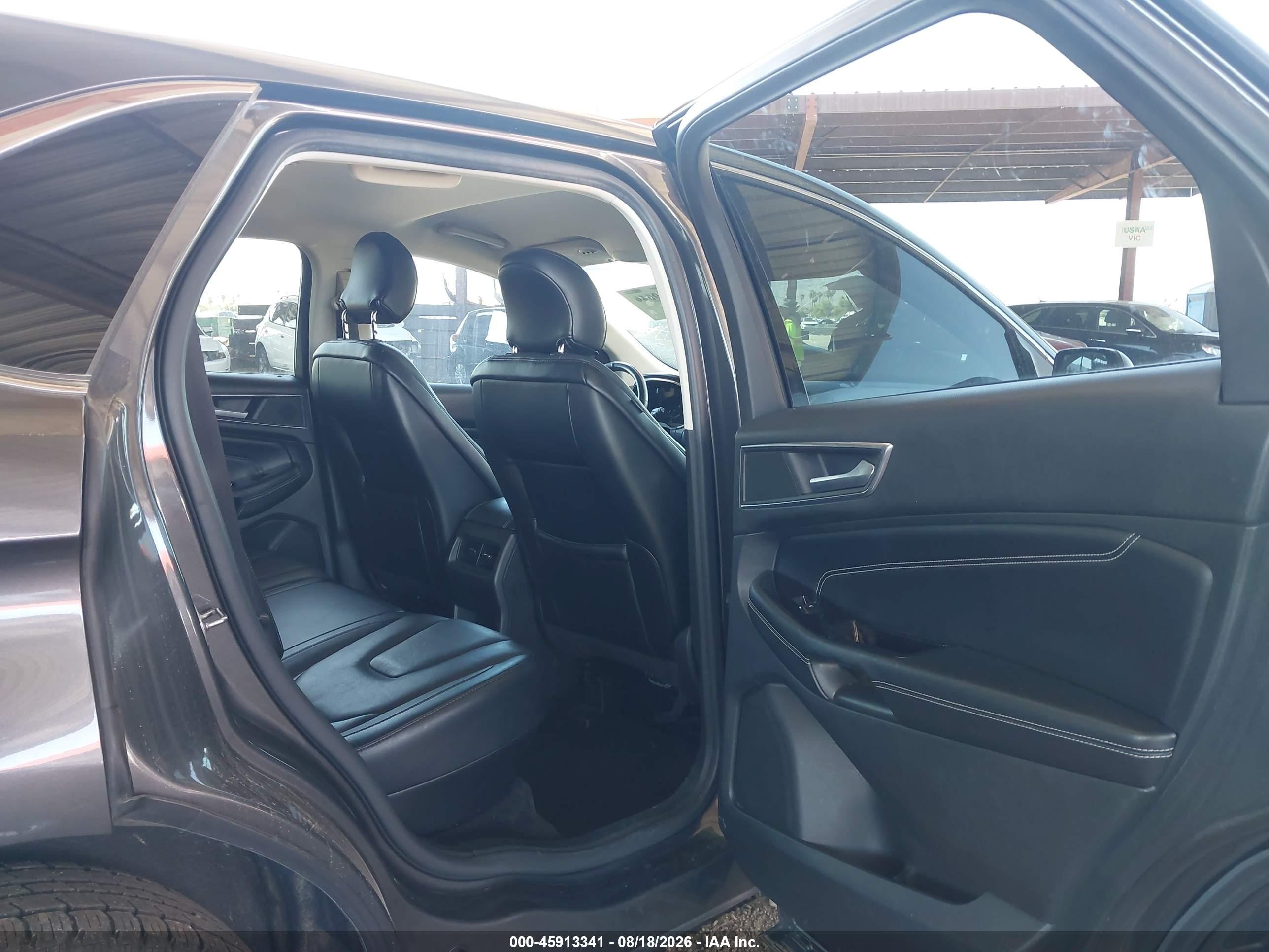 2015 Ford Edge Titanium Серый vin: 2FMTK3K88FBC40265