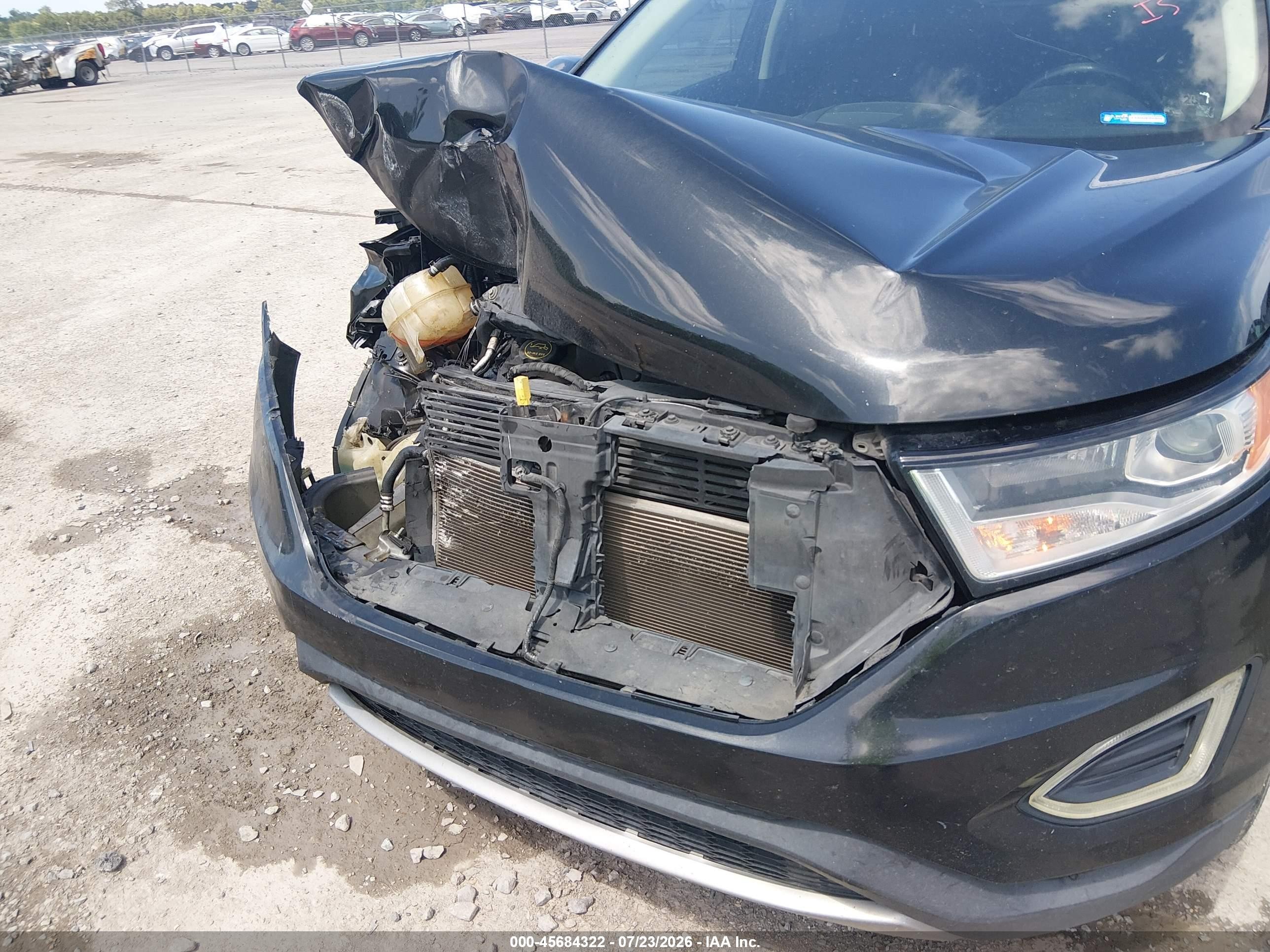 2015 Ford Edge Titanium Black vin: 2FMTK3K89FBB19518