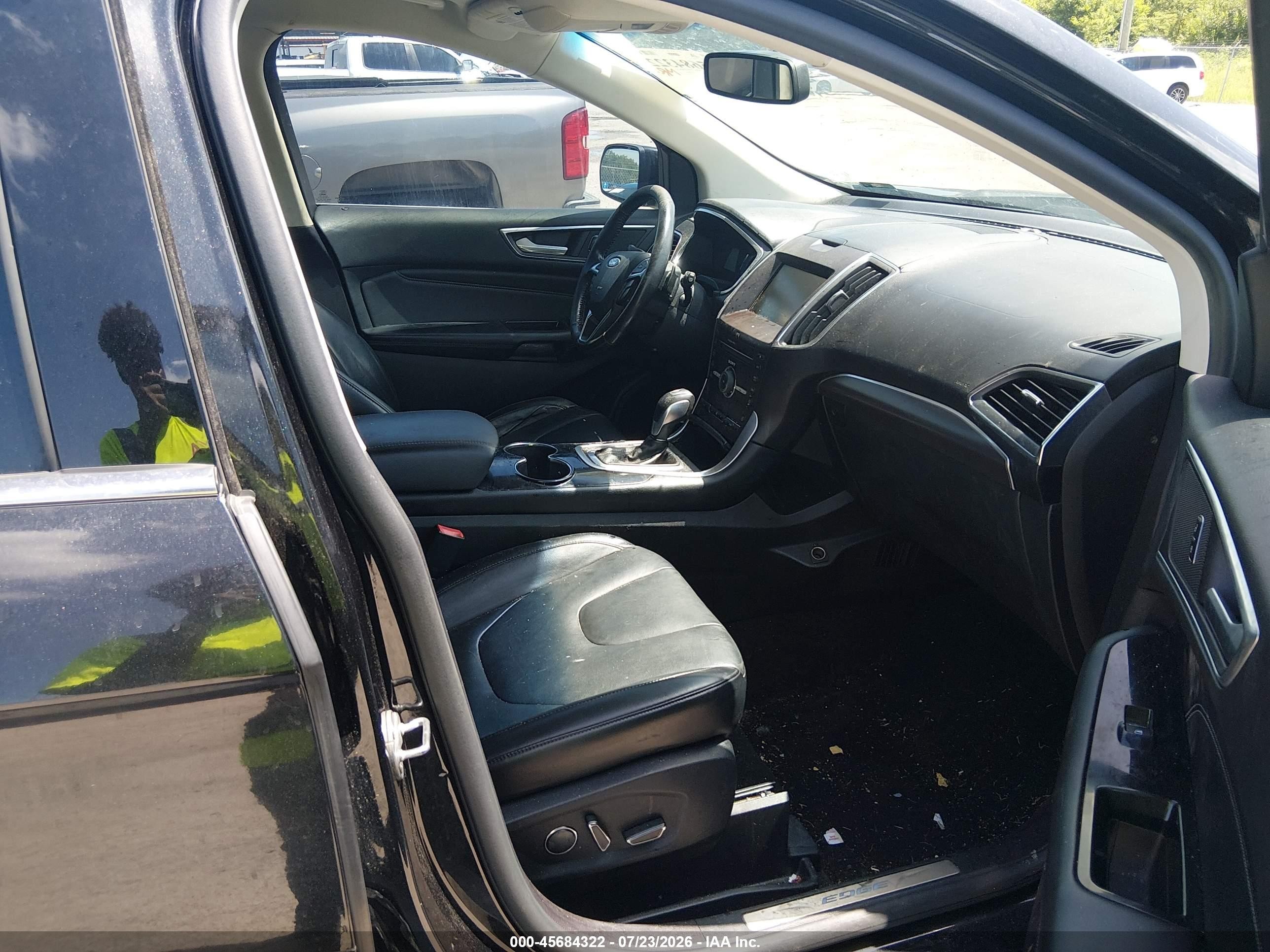 2015 Ford Edge Titanium Black vin: 2FMTK3K89FBB19518
