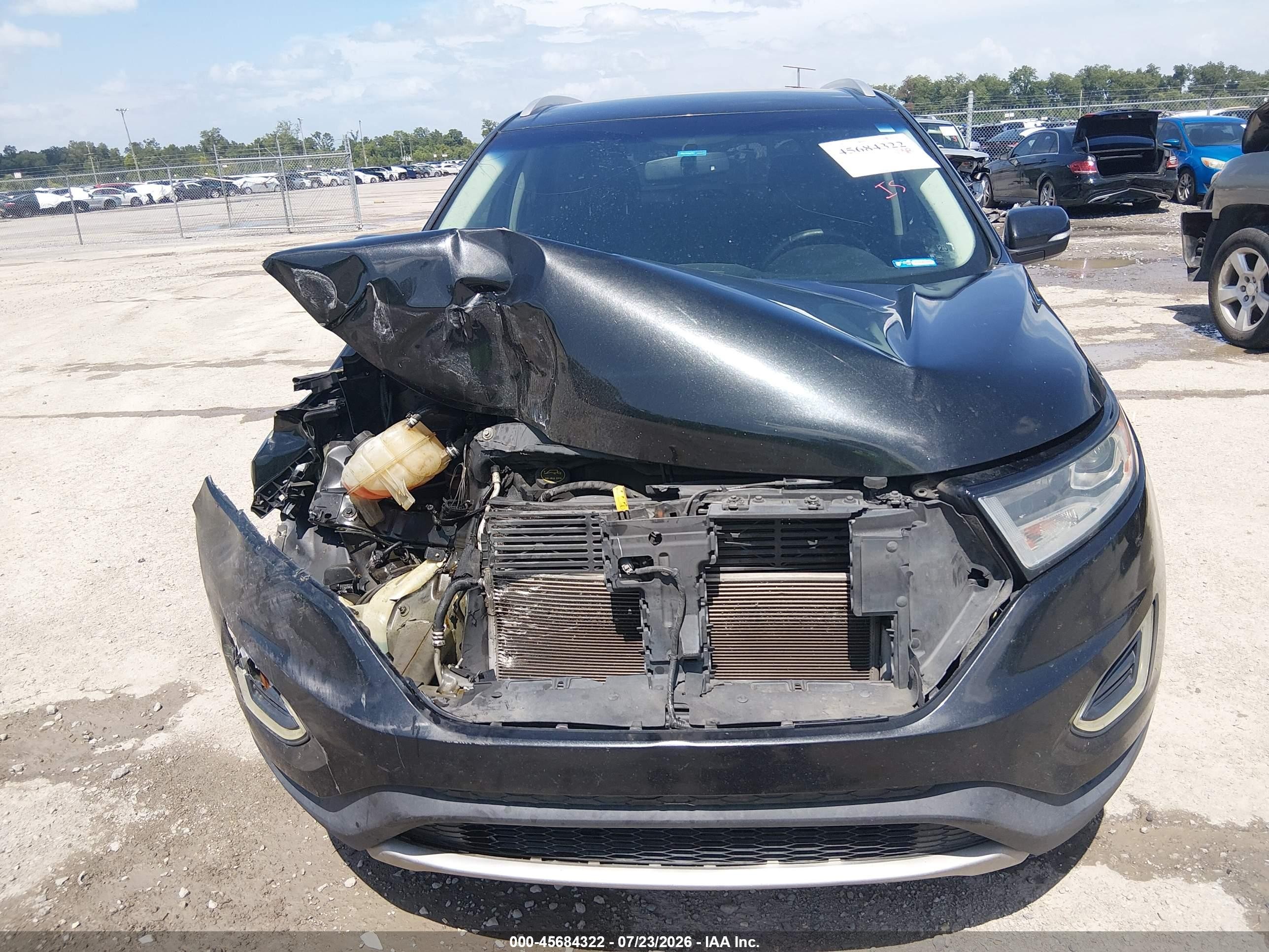2015 Ford Edge Titanium Black vin: 2FMTK3K89FBB19518