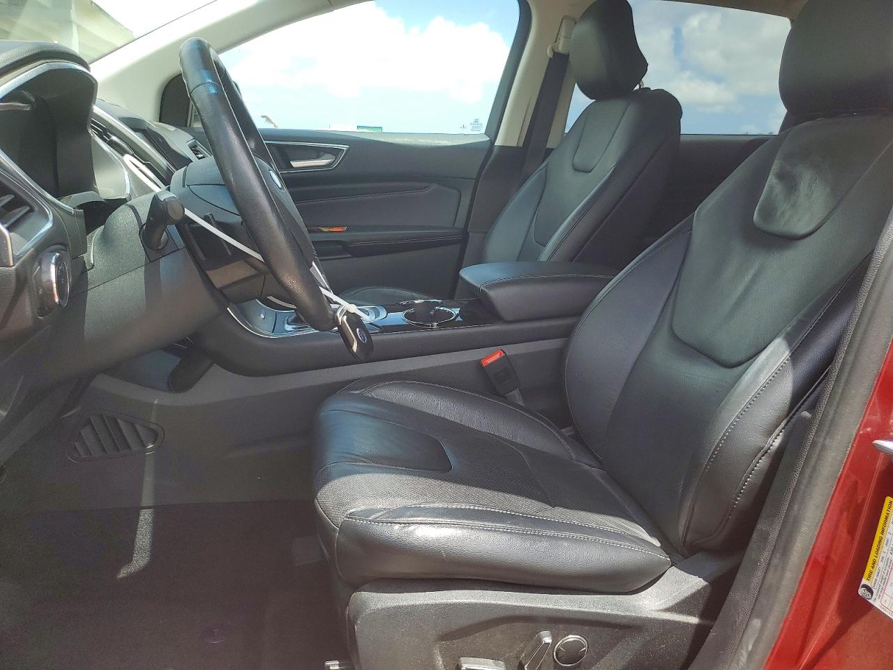 2015 Ford Edge Titanium Burgundy vin: 2FMTK3K89FBB89326