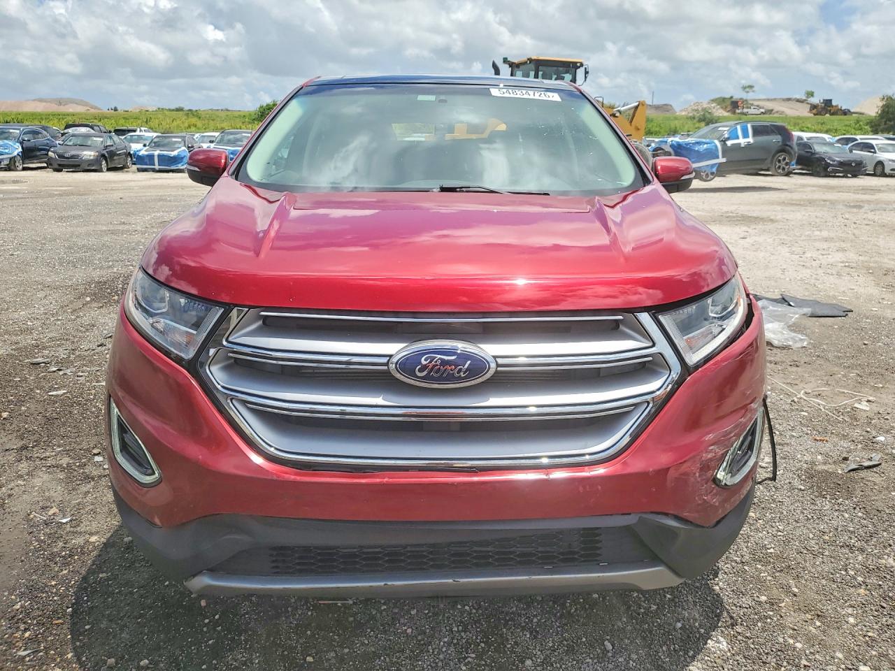 2015 Ford Edge Titanium Burgundy vin: 2FMTK3K89FBB89326