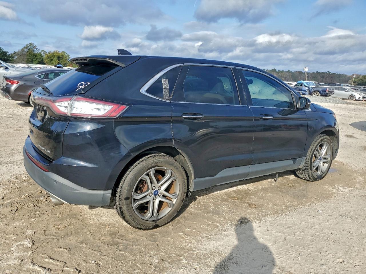 2015 Ford Edge Titanium Charcoal vin: 2FMTK3K8XFBB09516