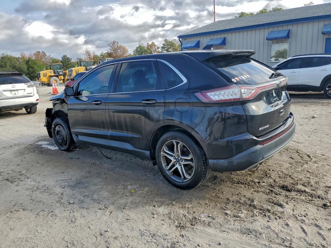 2015 Ford Edge Titanium Charcoal vin: 2FMTK3K8XFBB09516