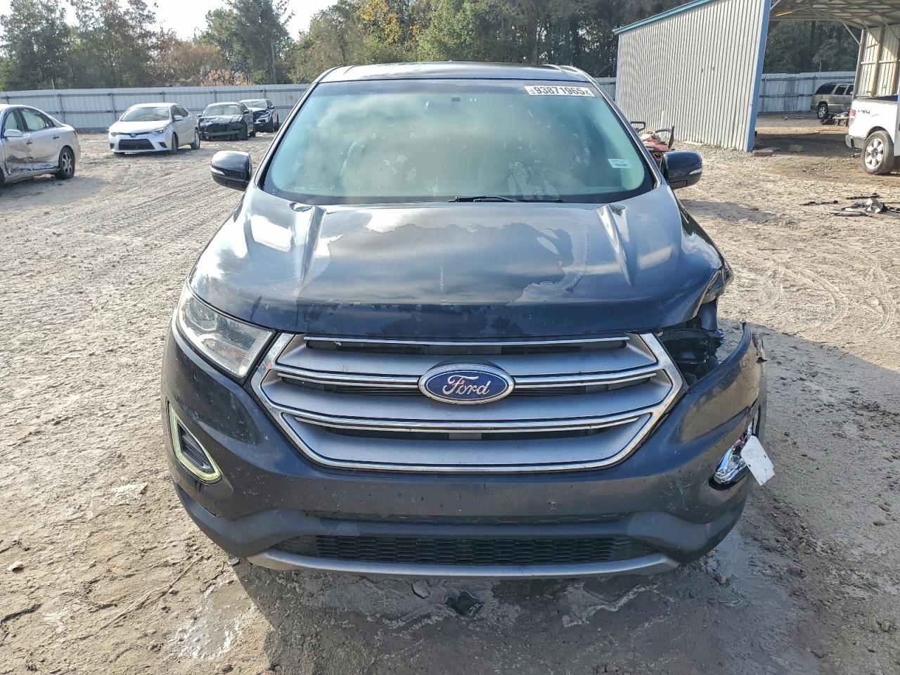 2015 Ford Edge Titanium Charcoal vin: 2FMTK3K8XFBB09516