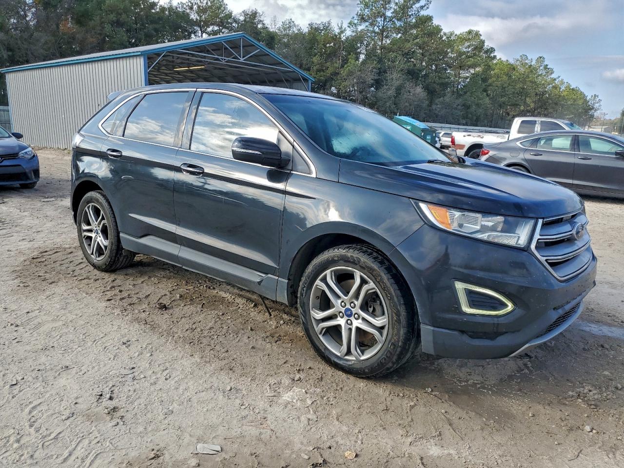 2015 Ford Edge Titanium Charcoal vin: 2FMTK3K8XFBB09516