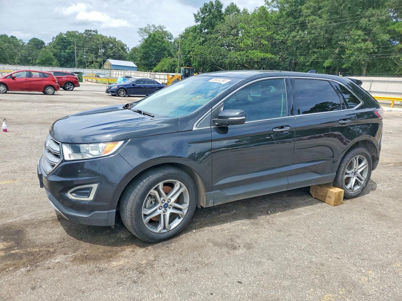 2015 Ford Edge Titanium Black vin: 2FMTK3K8XFBB09645