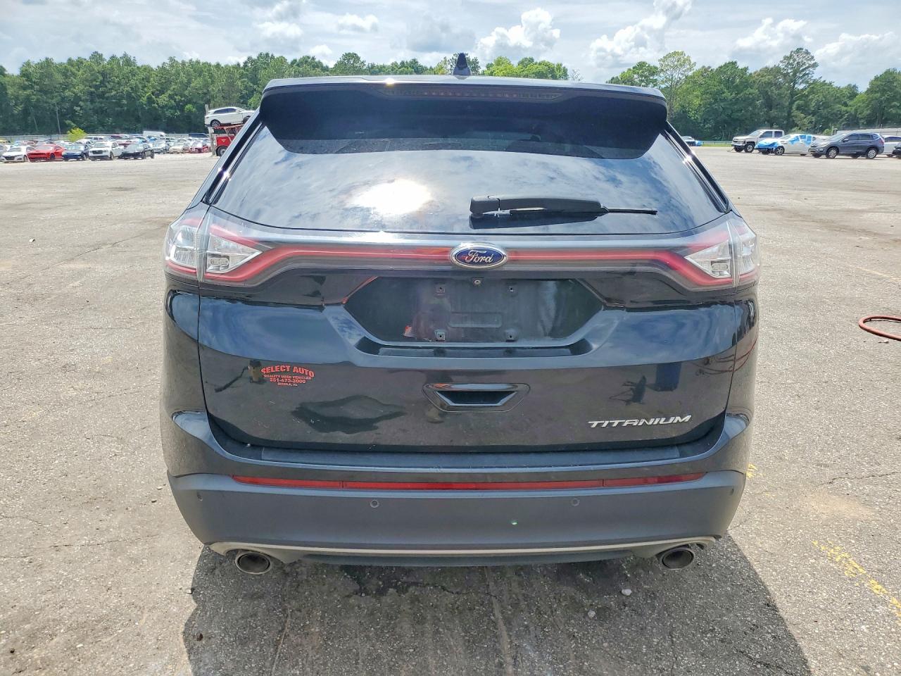 2015 Ford Edge Titanium Black vin: 2FMTK3K8XFBB09645