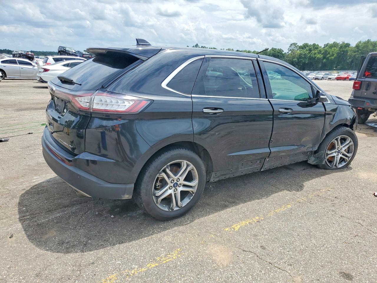 2015 Ford Edge Titanium Black vin: 2FMTK3K8XFBB09645