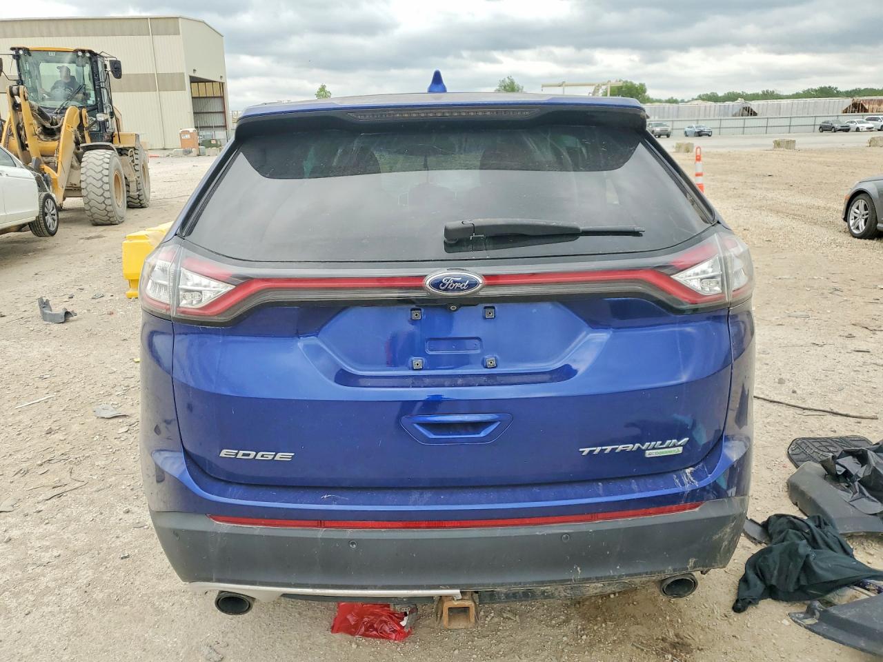 2015 Ford Edge Titanium Blue vin: 2FMTK3K93FBC03701