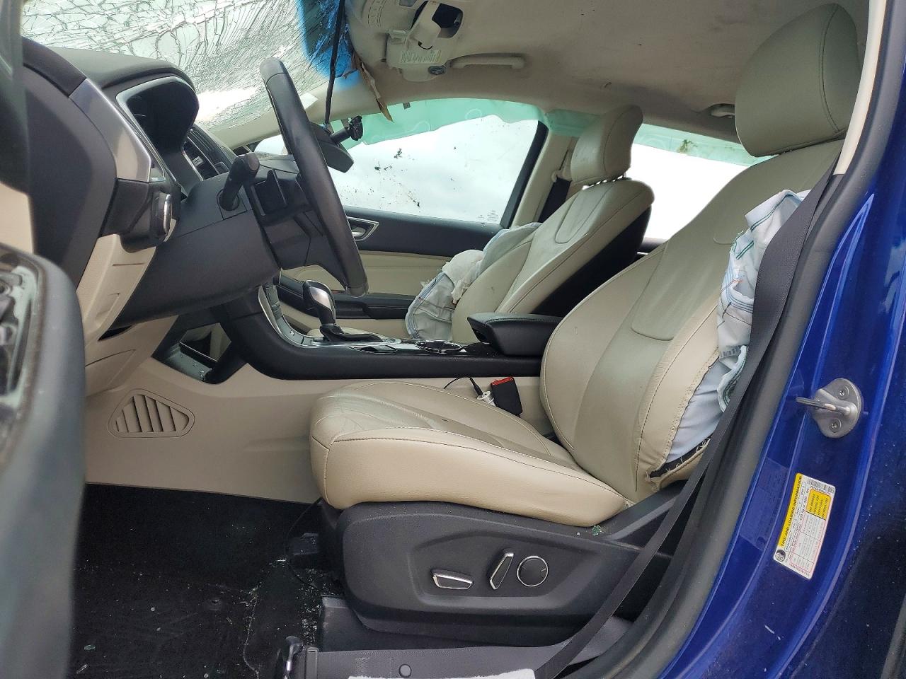 2015 Ford Edge Titanium Blue vin: 2FMTK3K93FBC03701