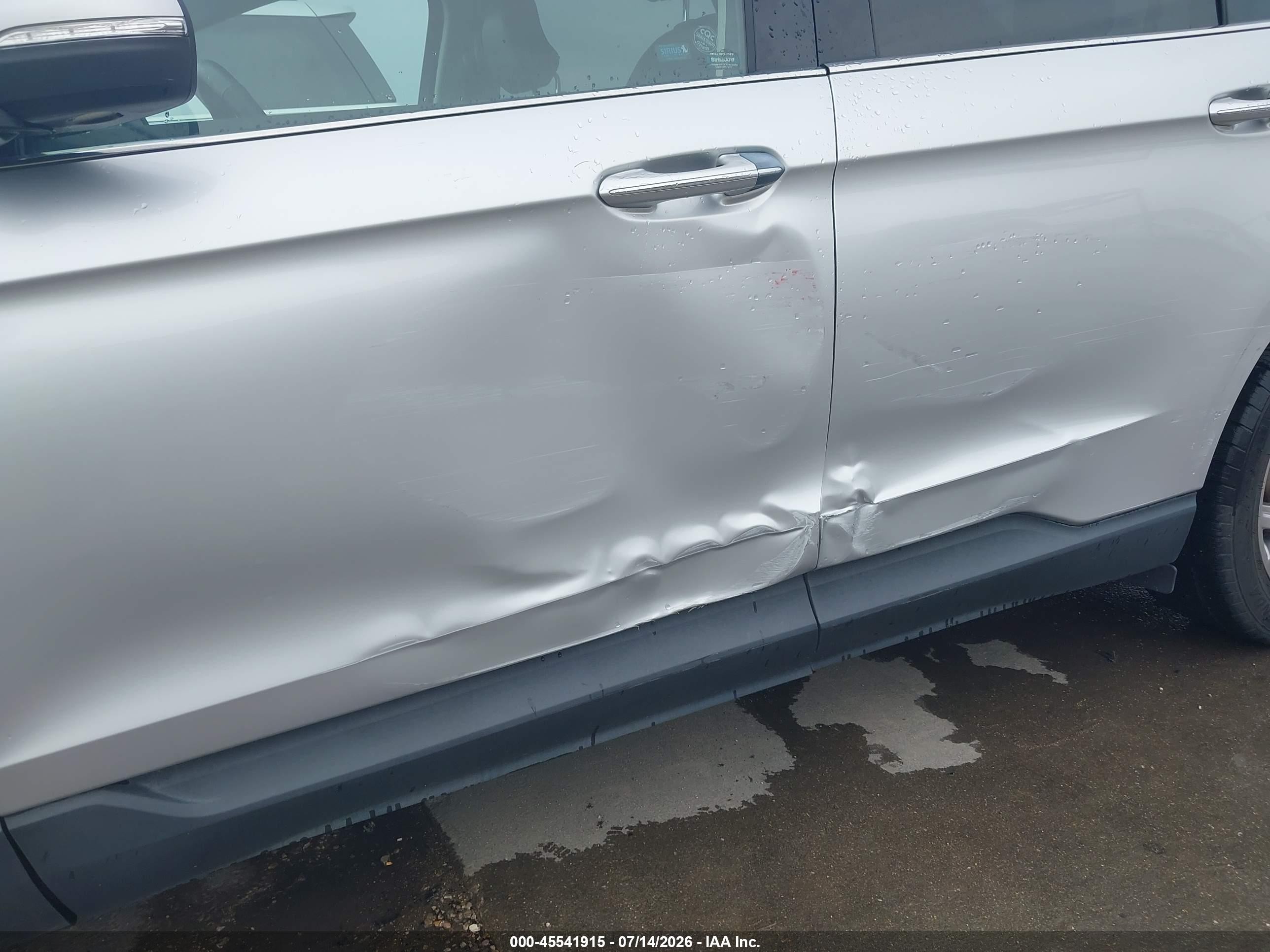 2015 Ford Edge Titanium Silver vin: 2FMTK3K94FBB31004
