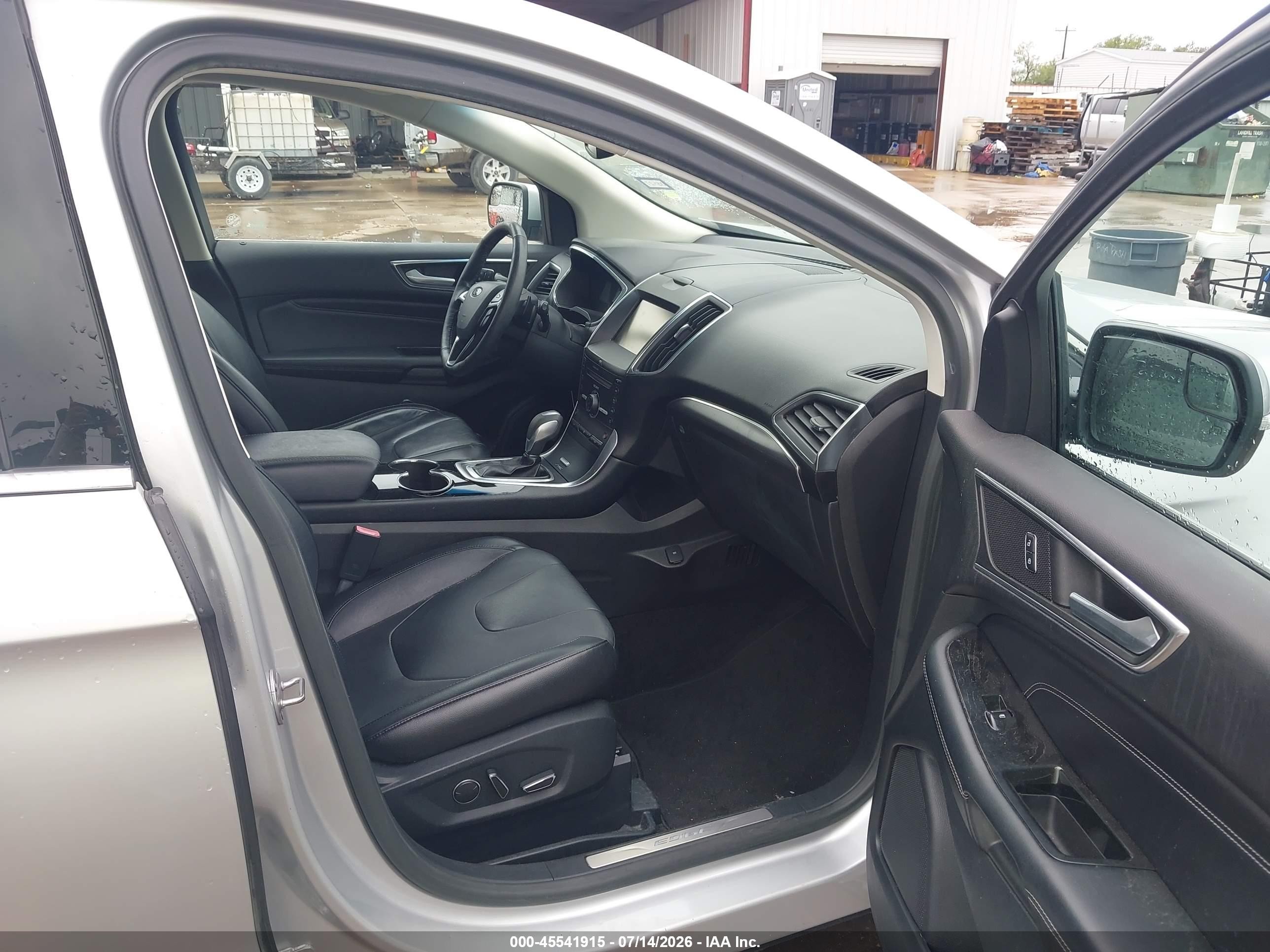 2015 Ford Edge Titanium Silver vin: 2FMTK3K94FBB31004