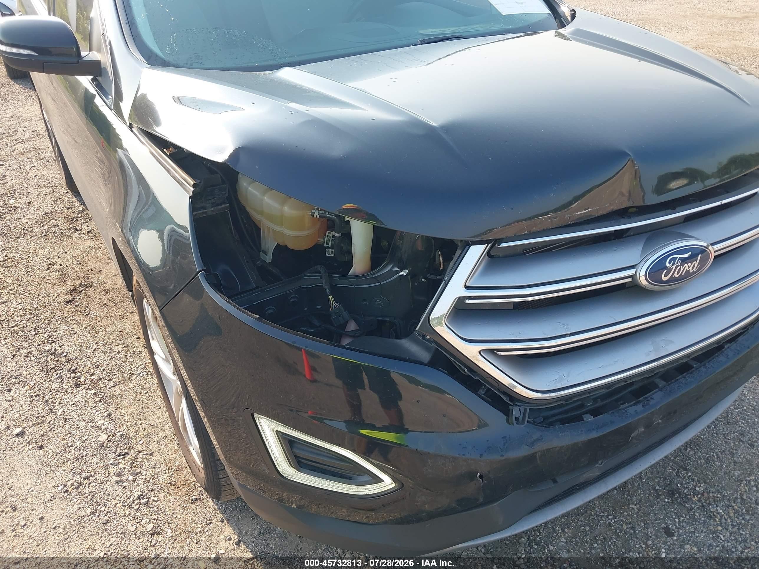 2015 Ford Edge Titanium Black vin: 2FMTK3K94FBB56078