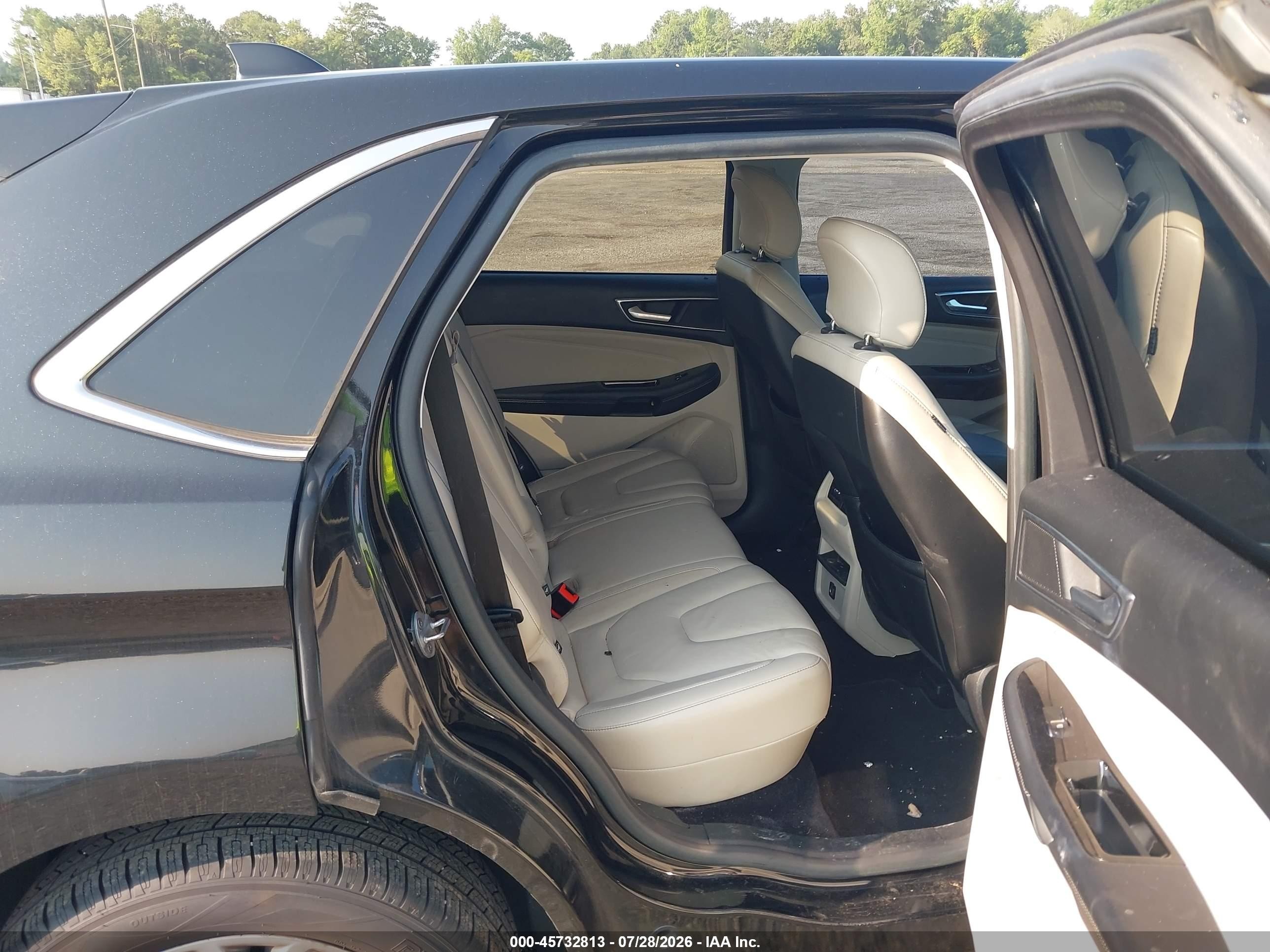 2015 Ford Edge Titanium Black vin: 2FMTK3K94FBB56078