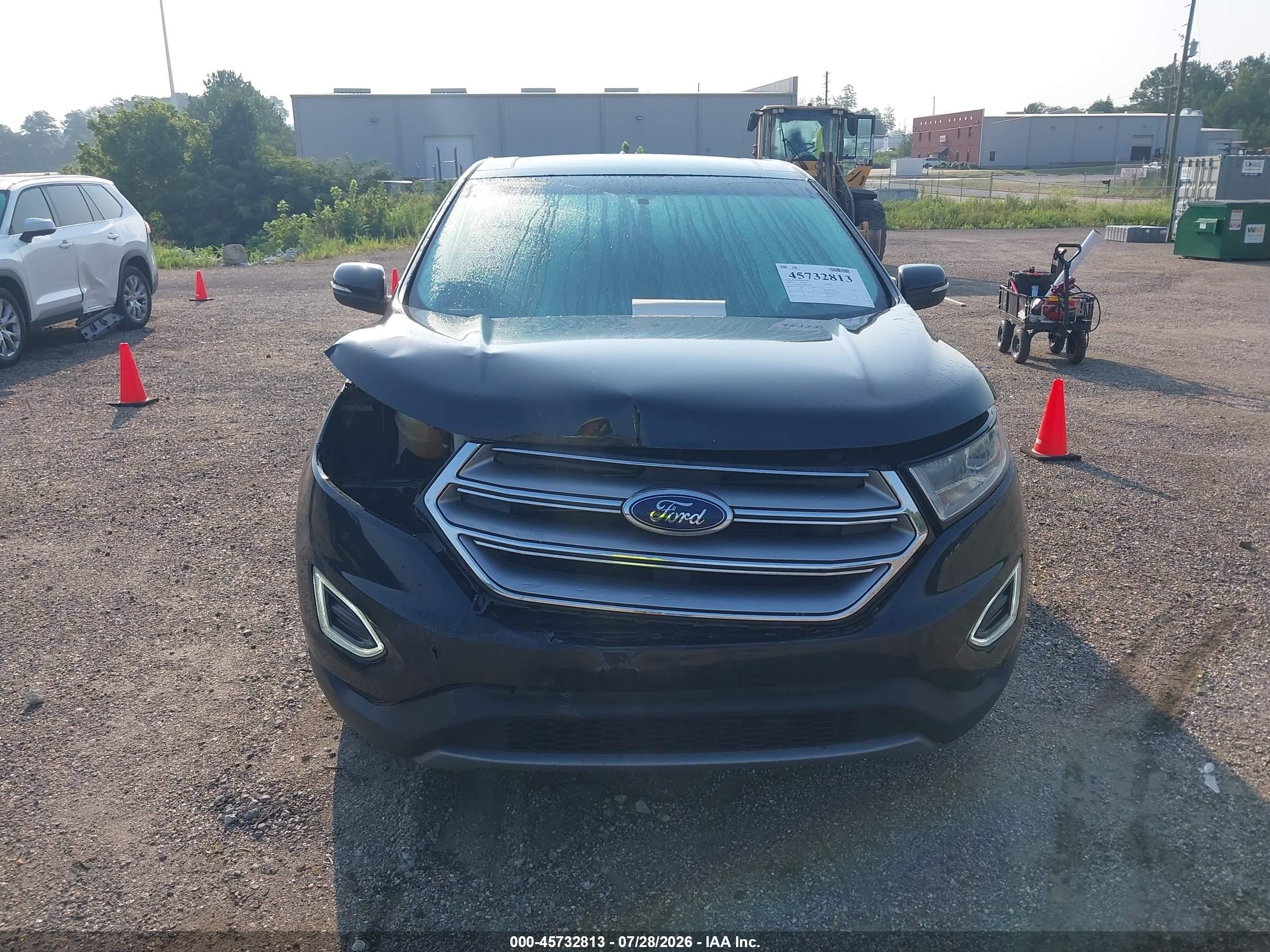 2015 Ford Edge Titanium Black vin: 2FMTK3K94FBB56078