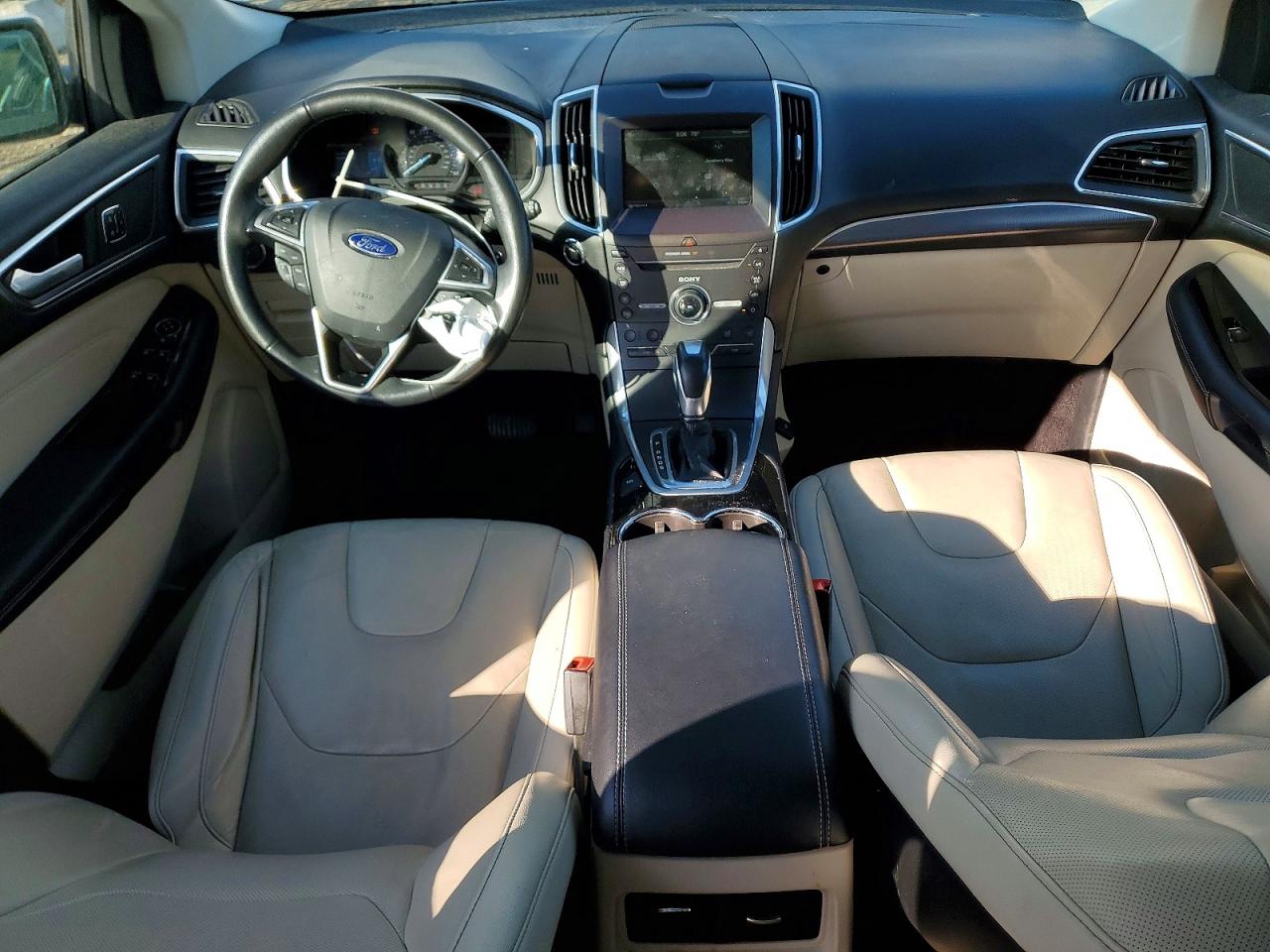 2015 Ford Edge Titanium White vin: 2FMTK3K94FBC08874
