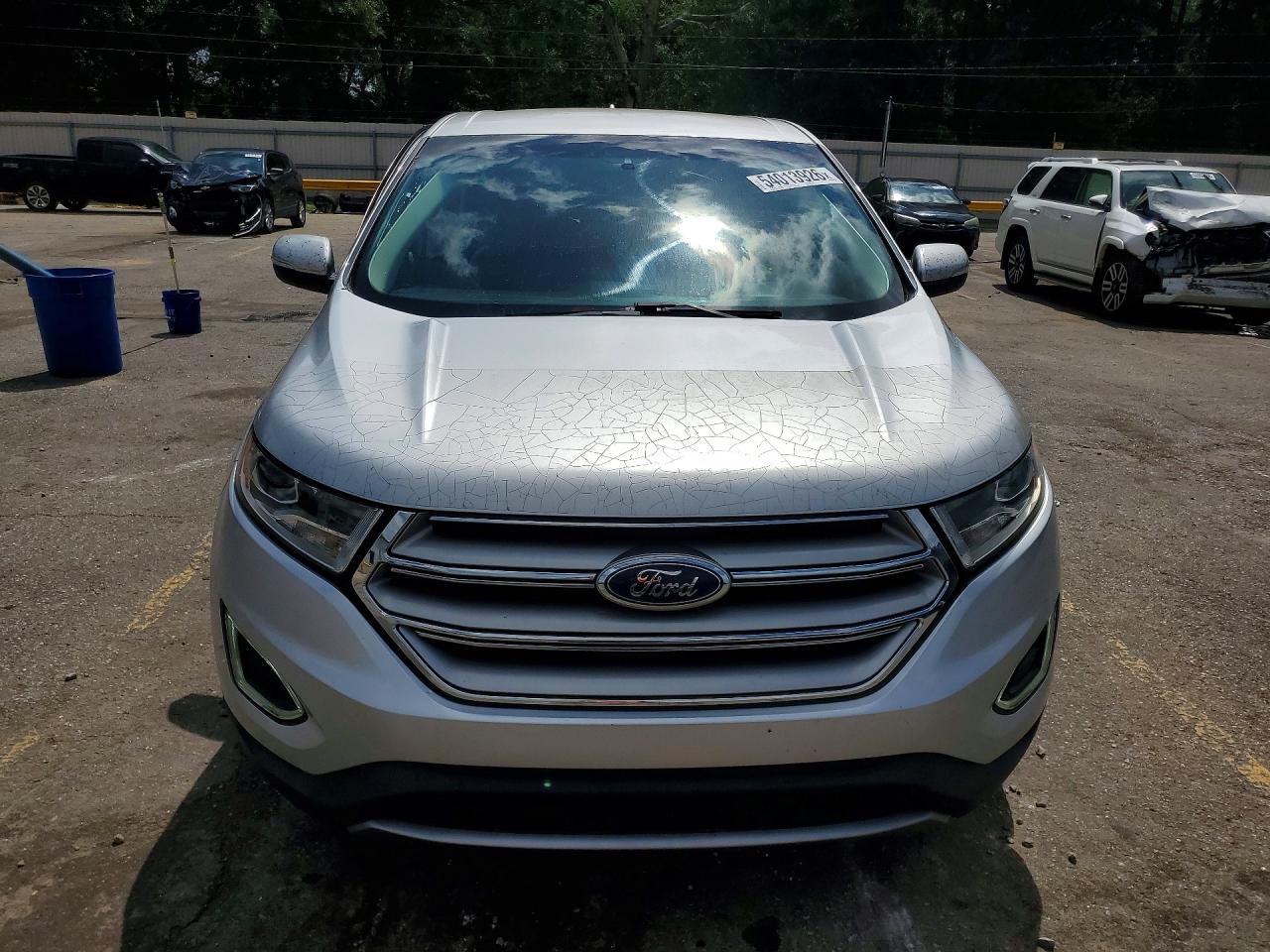 2015 Ford Edge Titanium Silver vin: 2FMTK3K95FBC37302