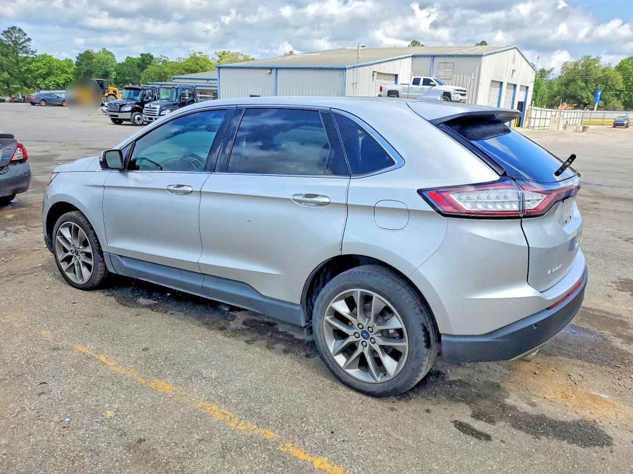2015 Ford Edge Titanium Silver vin: 2FMTK3K95FBC37302