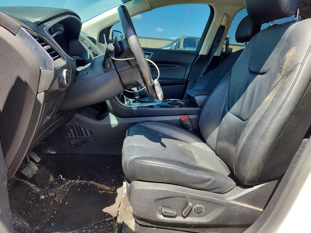 2015 Ford Edge Titanium White vin: 2FMTK3K96FBB06623