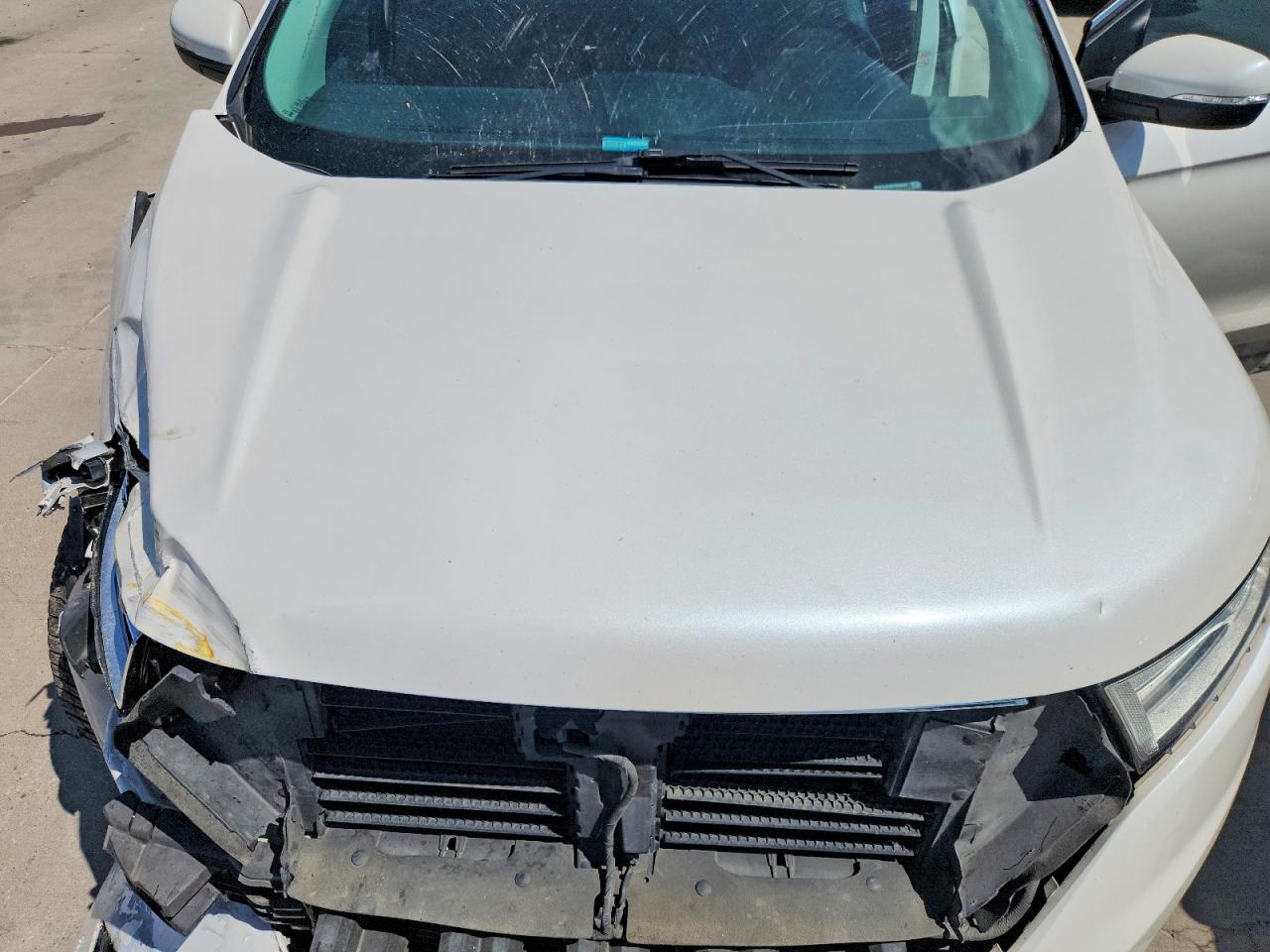 2015 Ford Edge Titanium White vin: 2FMTK3K96FBB06623