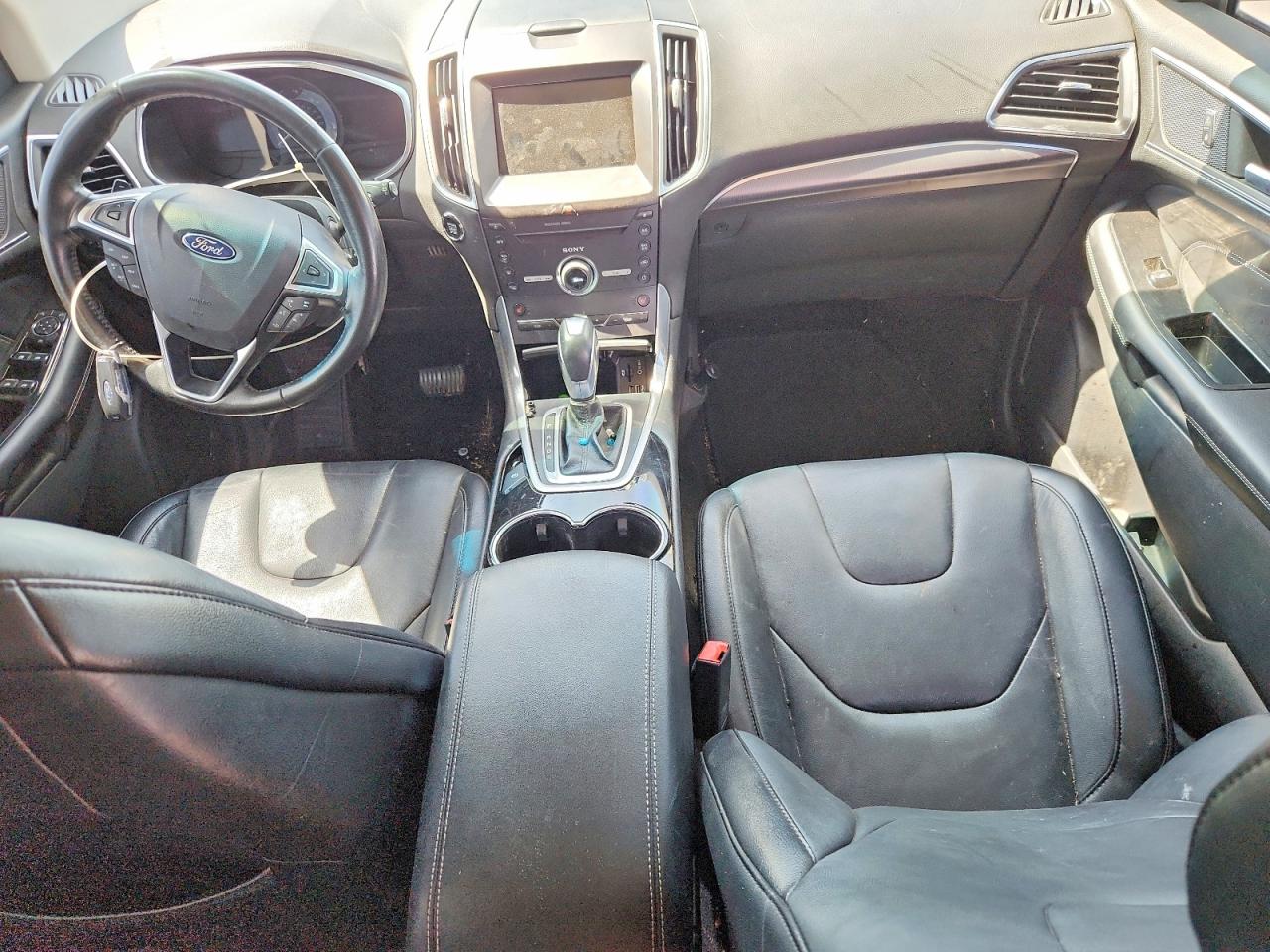 2015 Ford Edge Titanium White vin: 2FMTK3K96FBB06623
