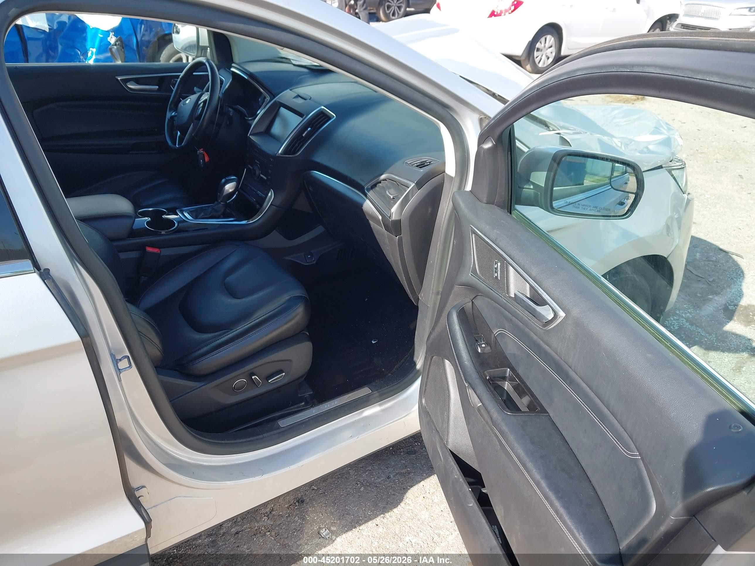 2015 Ford Edge Titanium Silver vin: 2FMTK3K96FBB06864