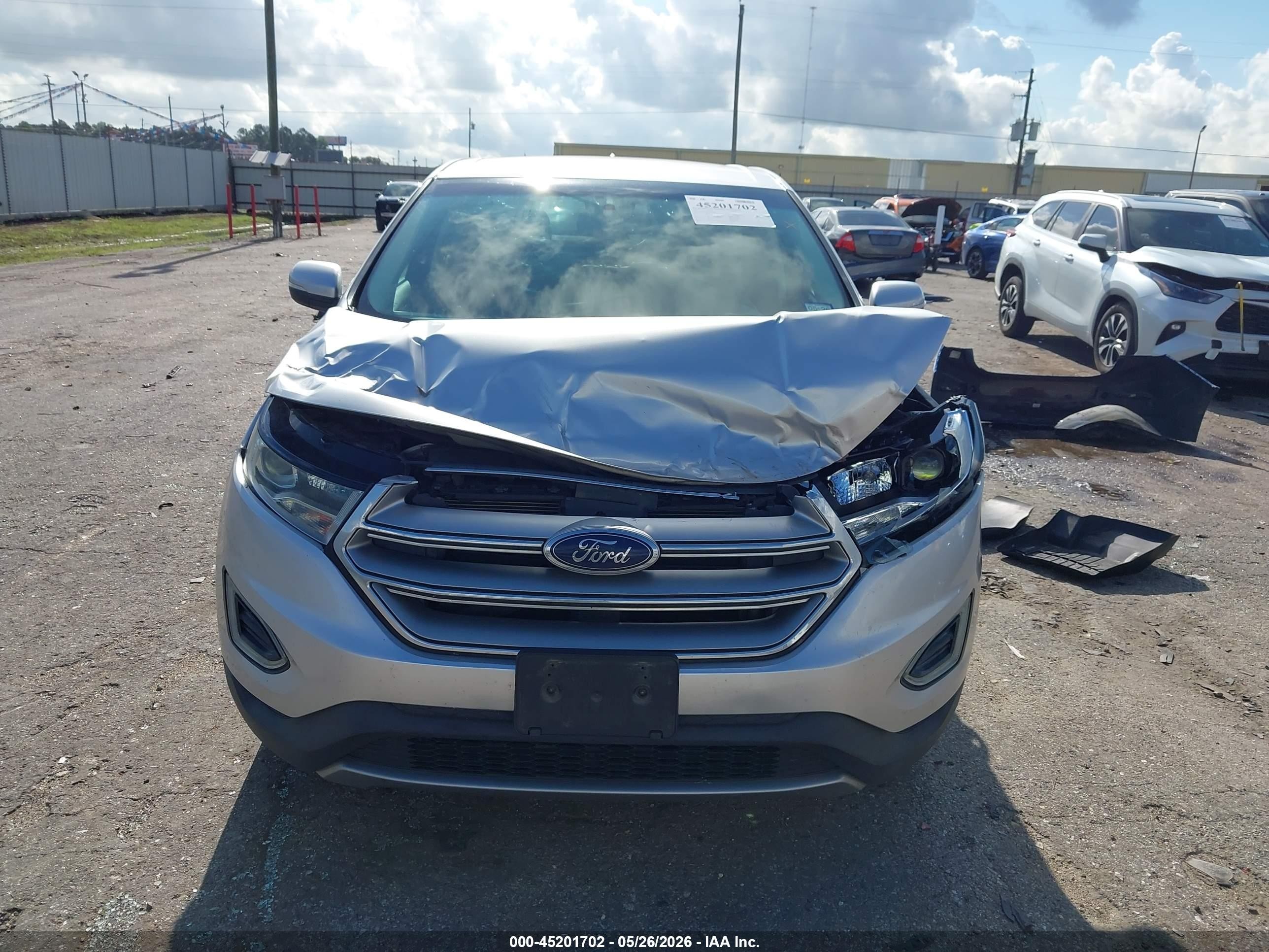 2015 Ford Edge Titanium Silver vin: 2FMTK3K96FBB06864