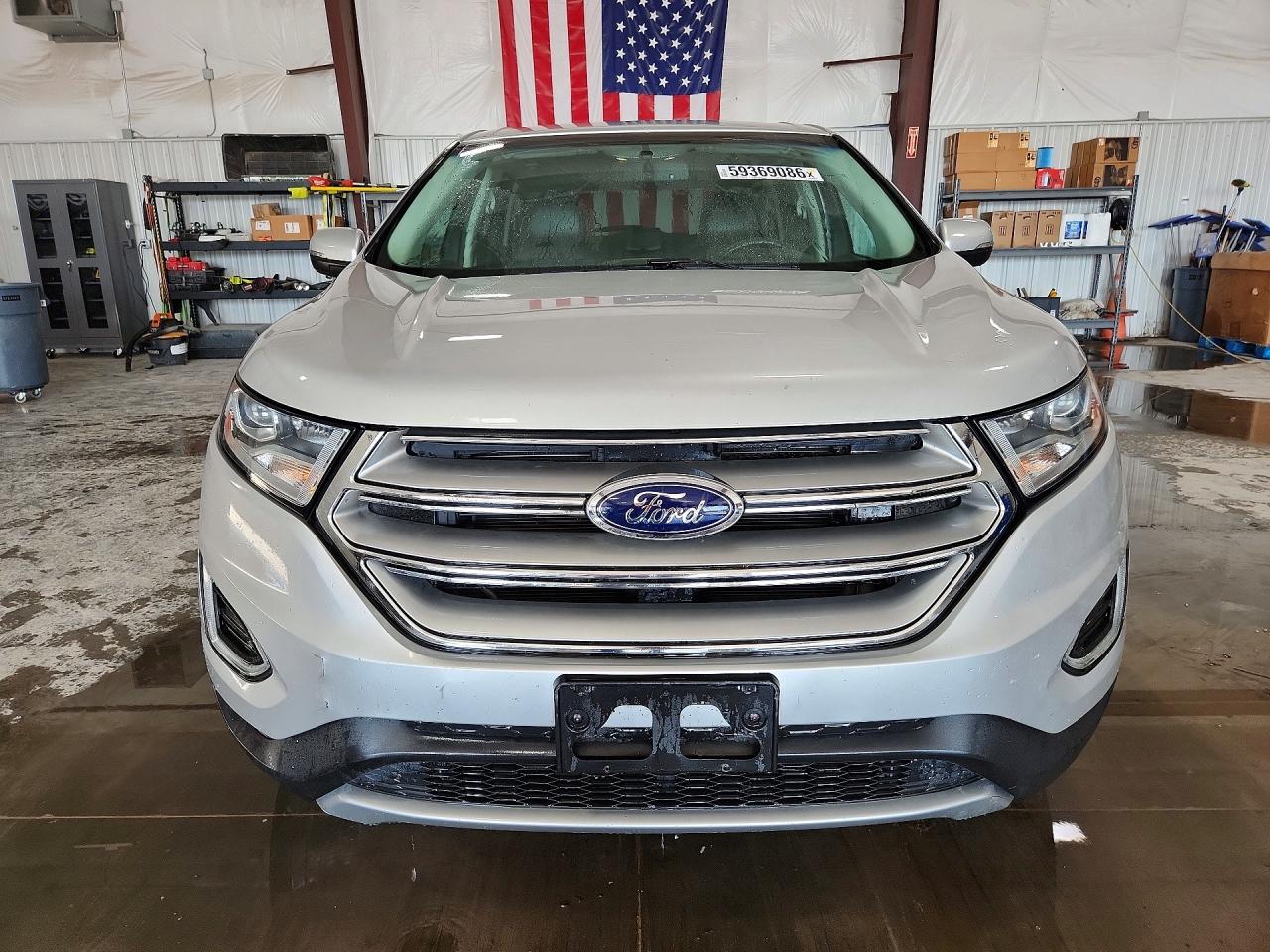 2015 Ford Edge Titanium Silver vin: 2FMTK3K96FBB32901