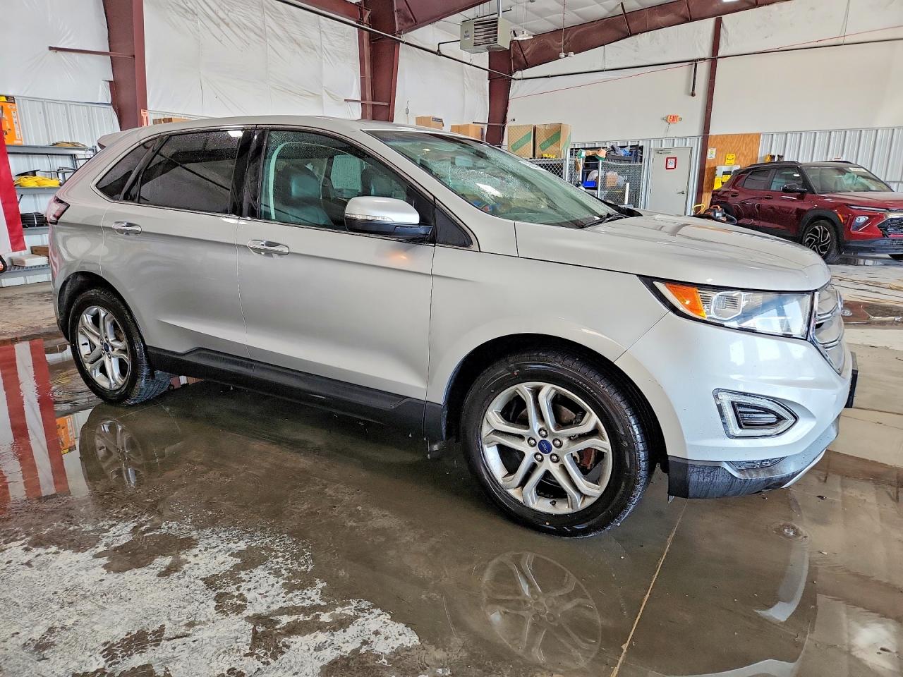 2015 Ford Edge Titanium Silver vin: 2FMTK3K96FBB32901