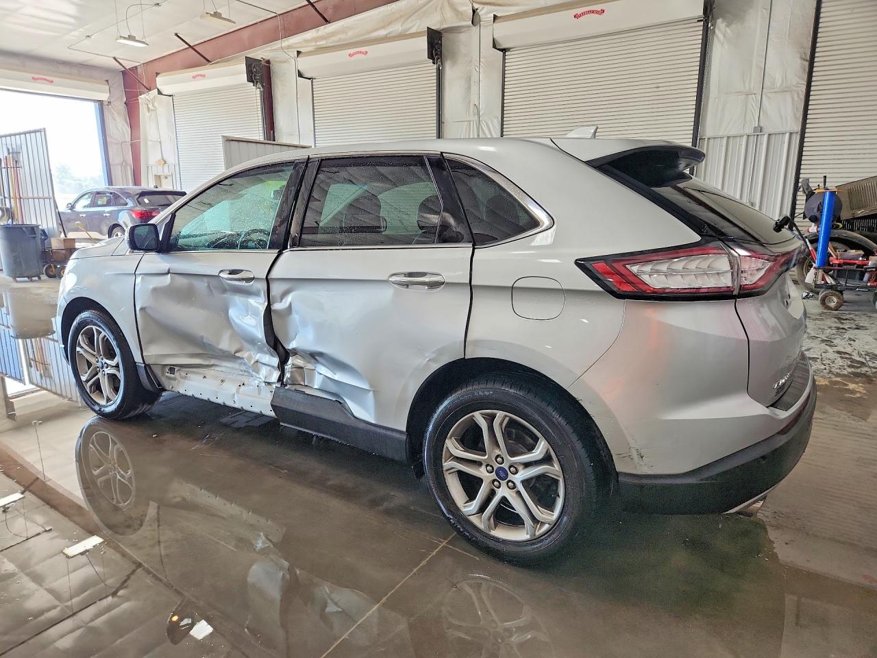 2015 Ford Edge Titanium Silver vin: 2FMTK3K96FBB32901