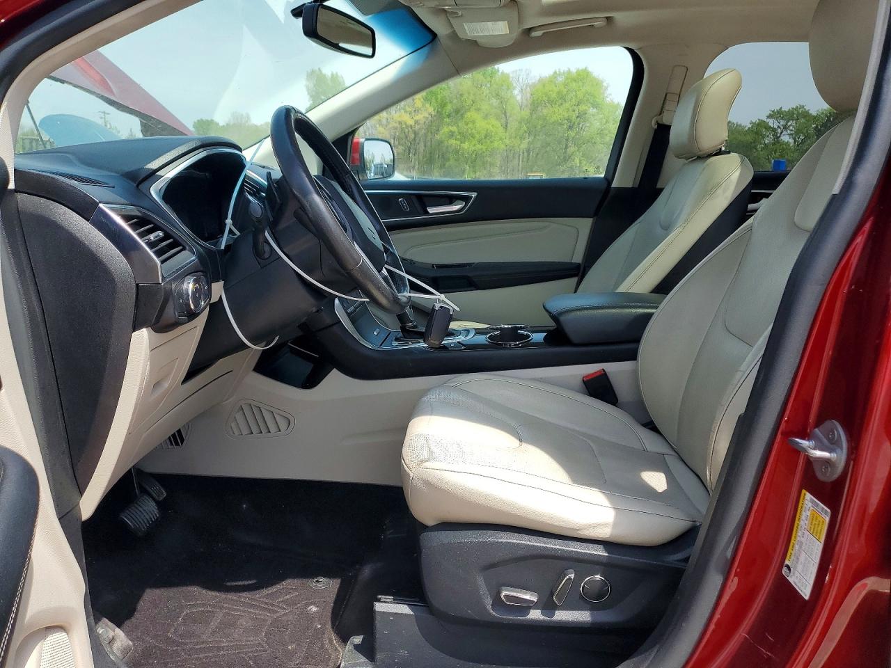 2015 Ford Edge Titanium Красный vin: 2FMTK3K96FBB47110
