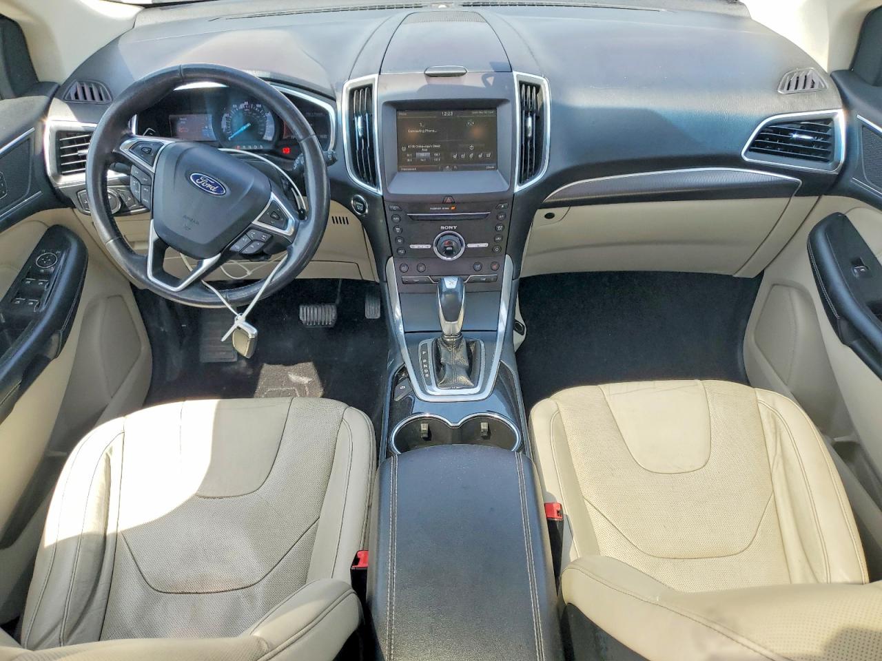 2015 Ford Edge Titanium Красный vin: 2FMTK3K96FBB47110