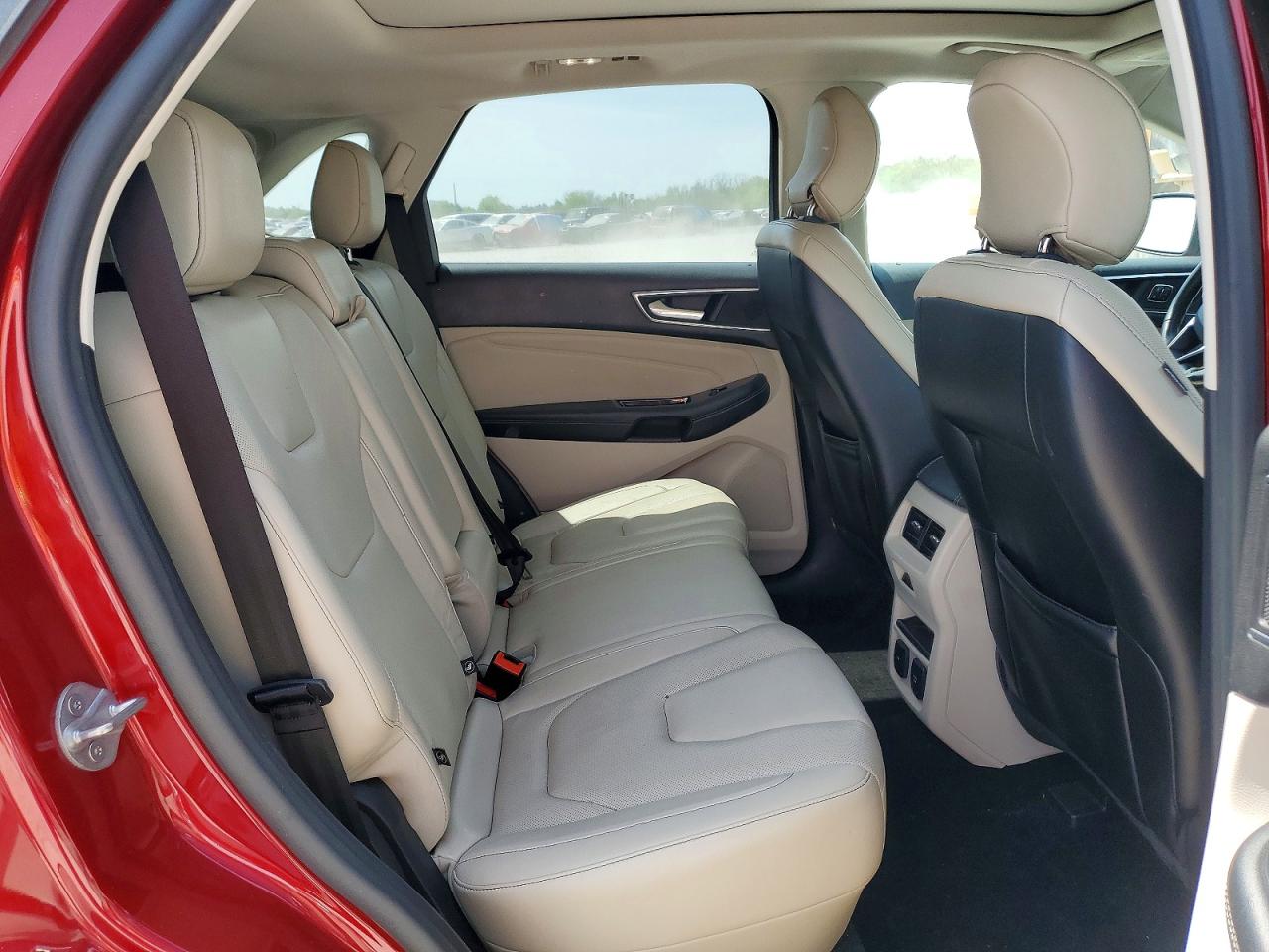 2015 Ford Edge Titanium Красный vin: 2FMTK3K96FBB47110
