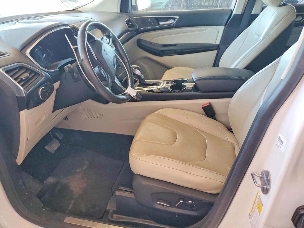 2015 Ford Edge Titanium White vin: 2FMTK3K96FBB92354