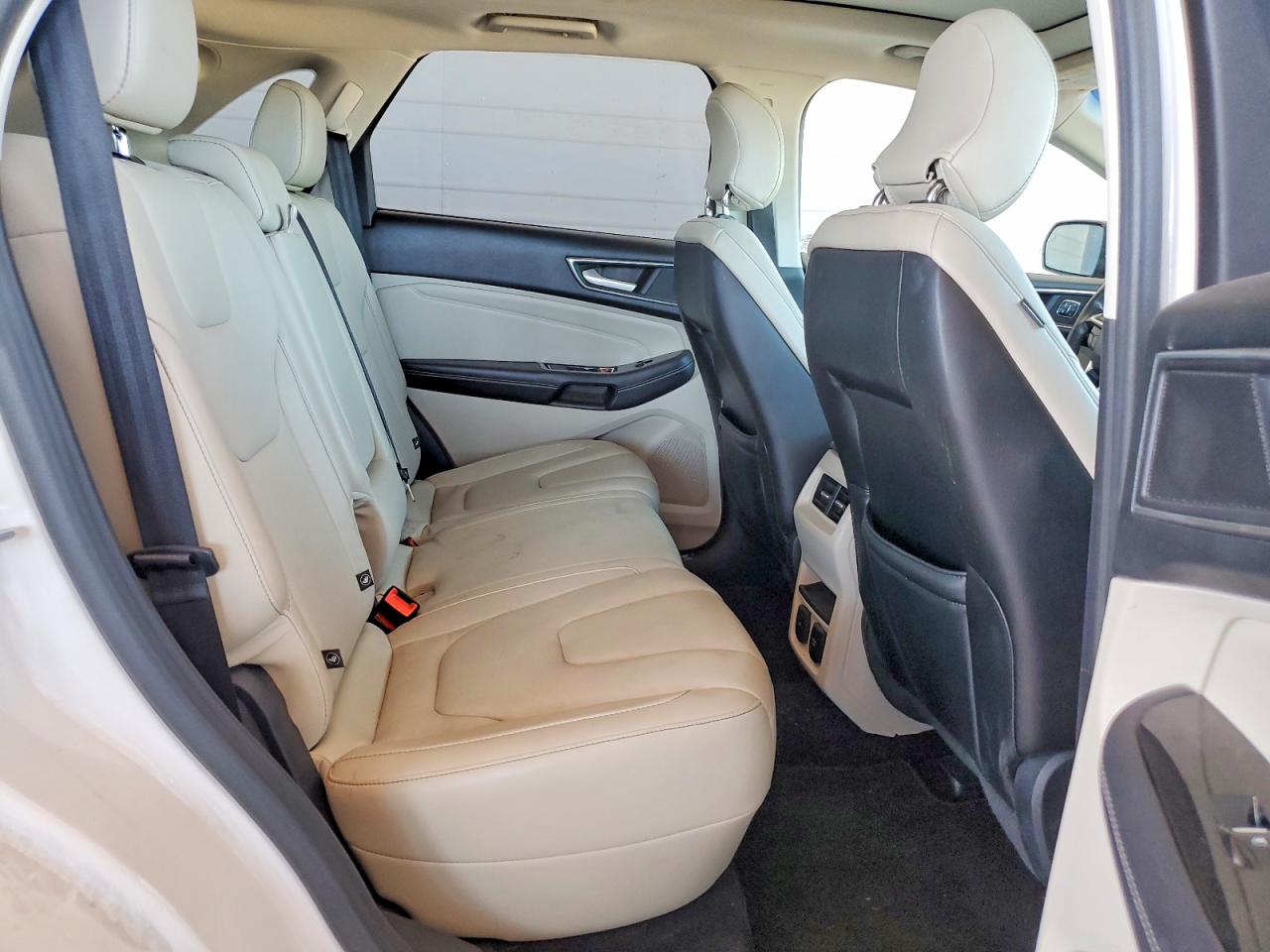 2015 Ford Edge Titanium White vin: 2FMTK3K96FBB92354