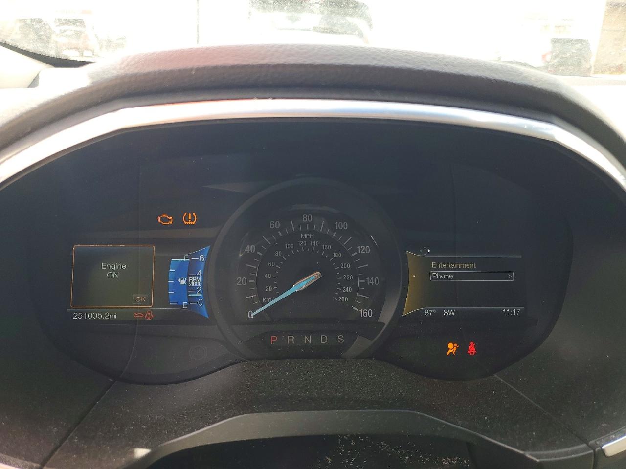 2015 Ford Edge Titanium Серый vin: 2FMTK3K97FBB16657