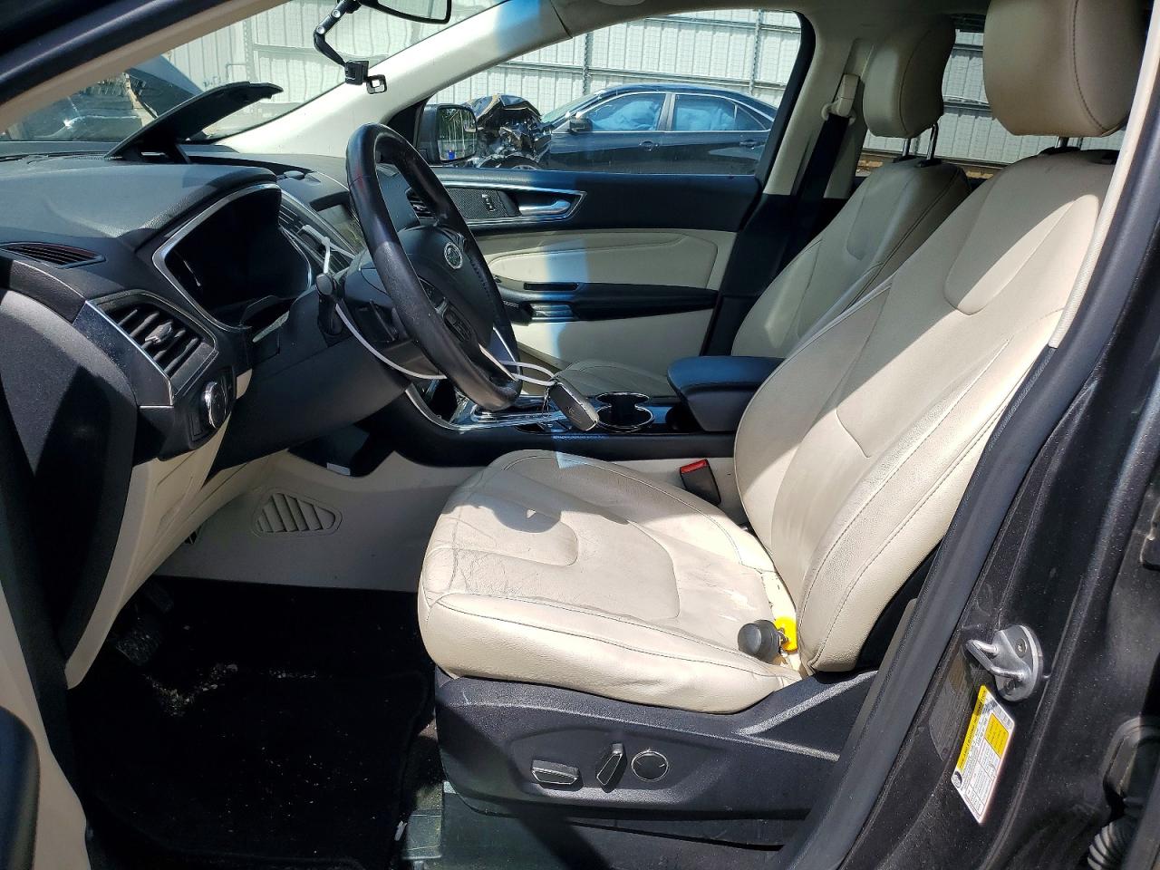 2015 Ford Edge Titanium Серый vin: 2FMTK3K97FBB16657