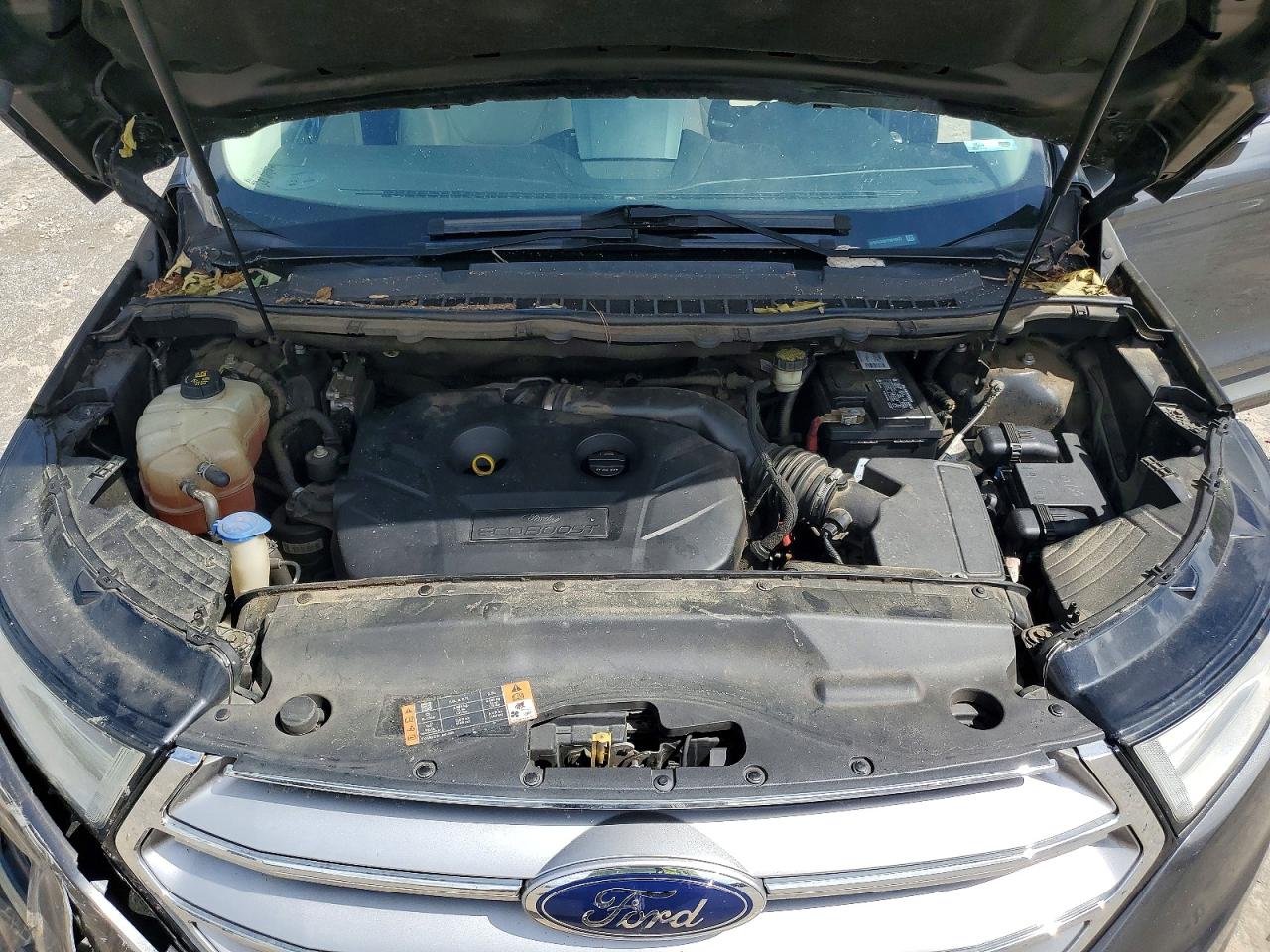2015 Ford Edge Titanium Серый vin: 2FMTK3K97FBB16657