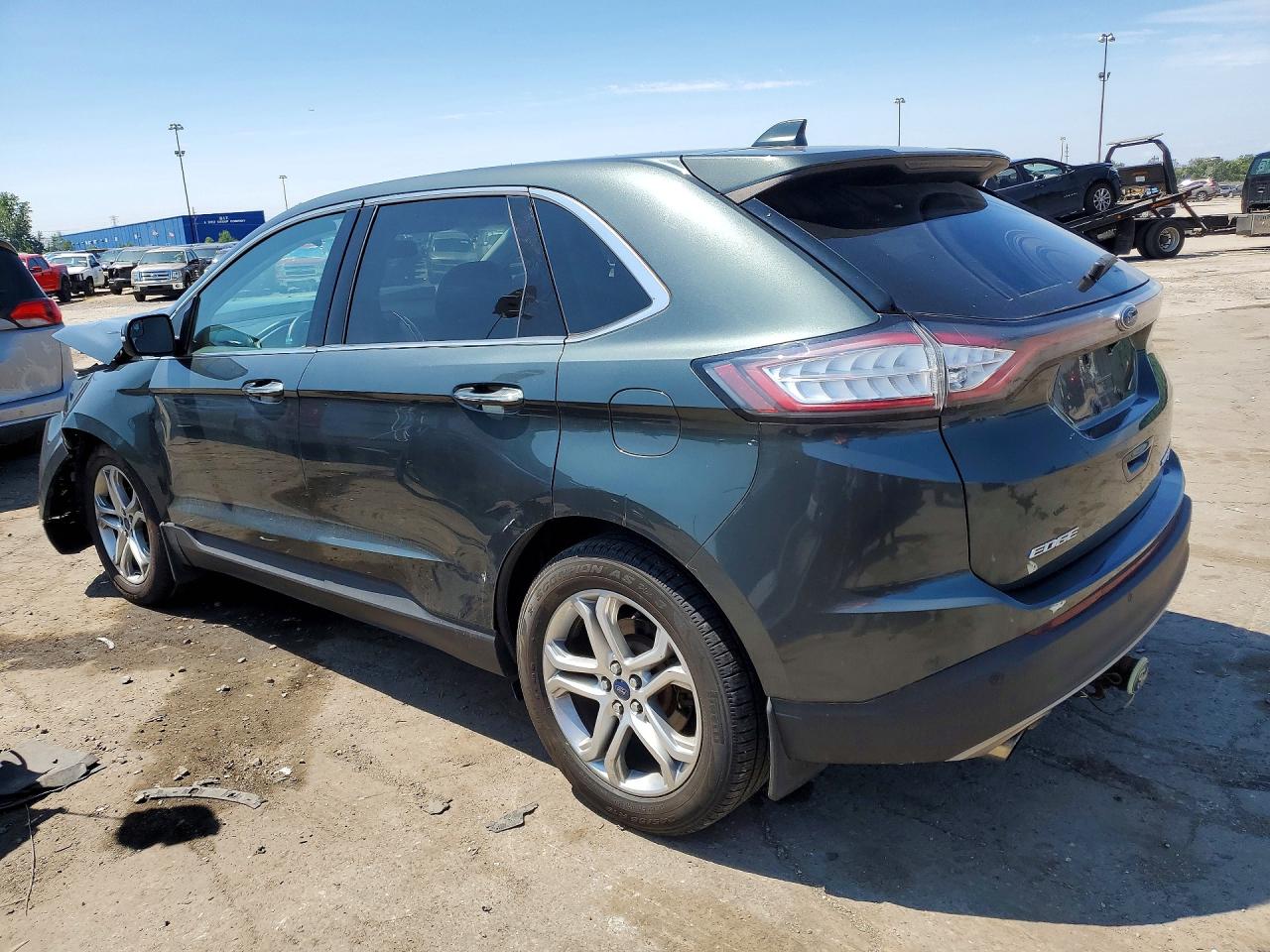 2015 Ford Edge Titanium Gray vin: 2FMTK3K97FBC06617