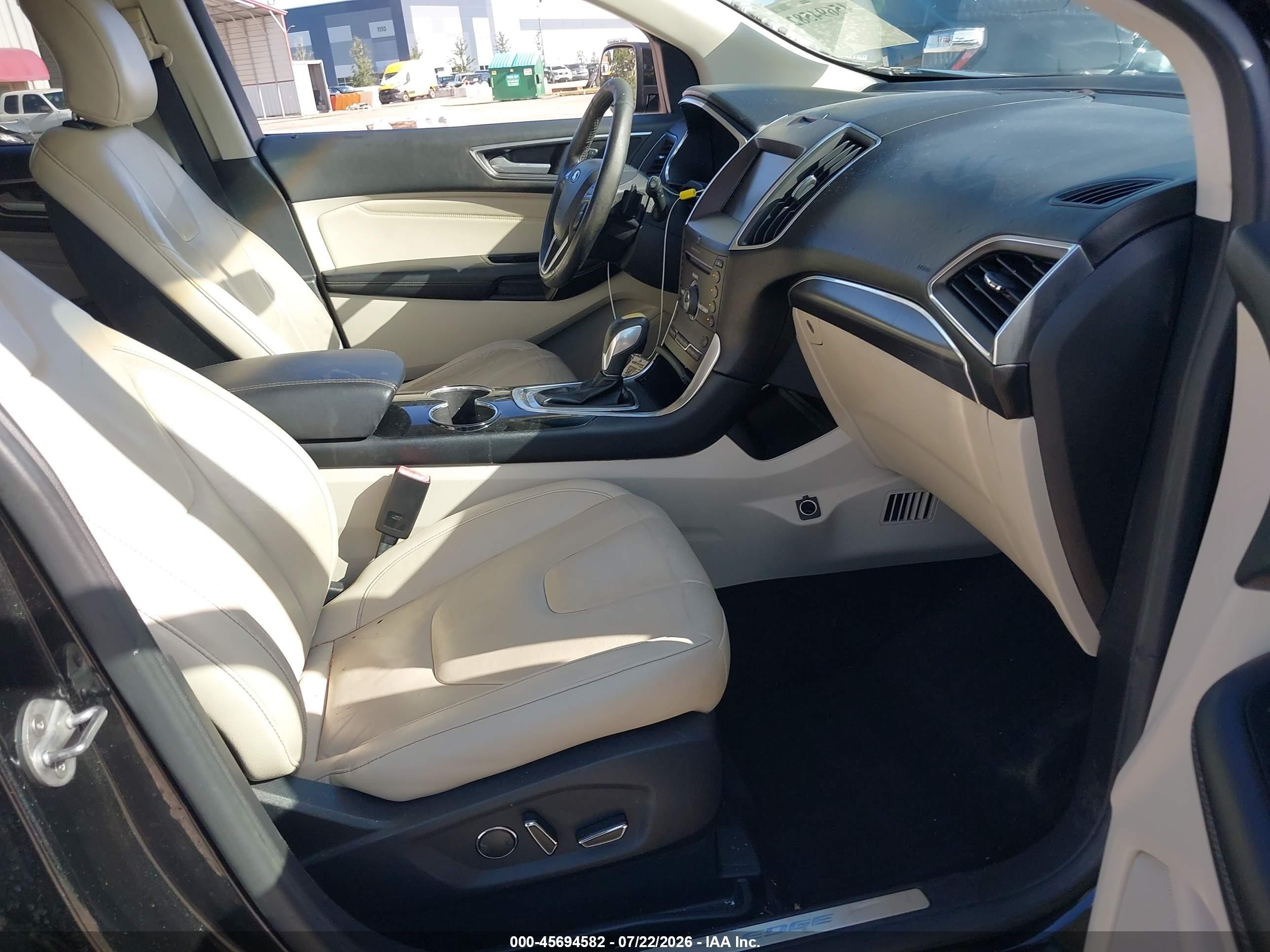 2015 Ford Edge Titanium Black vin: 2FMTK3K98FBB56357