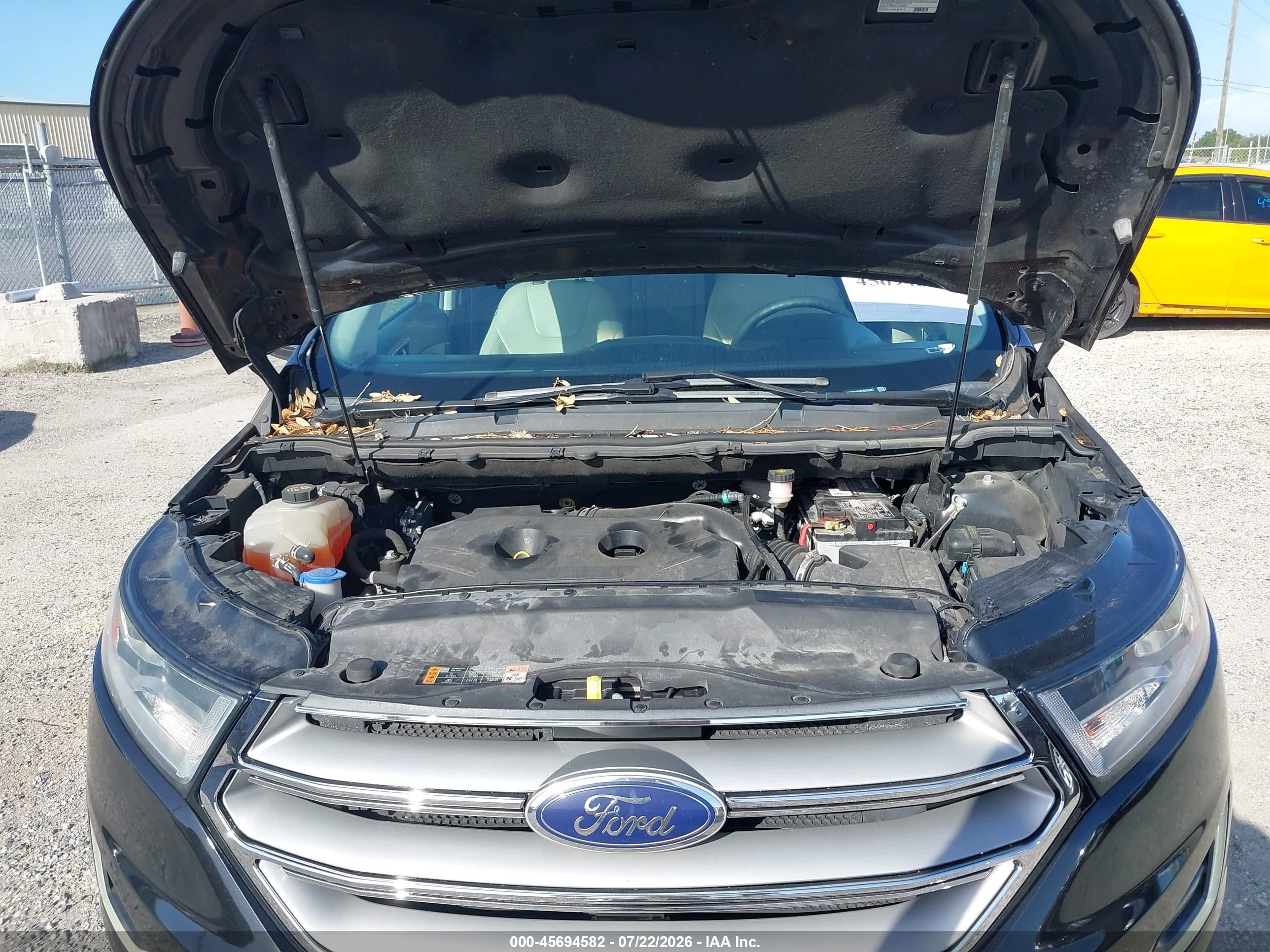 2015 Ford Edge Titanium Black vin: 2FMTK3K98FBB56357