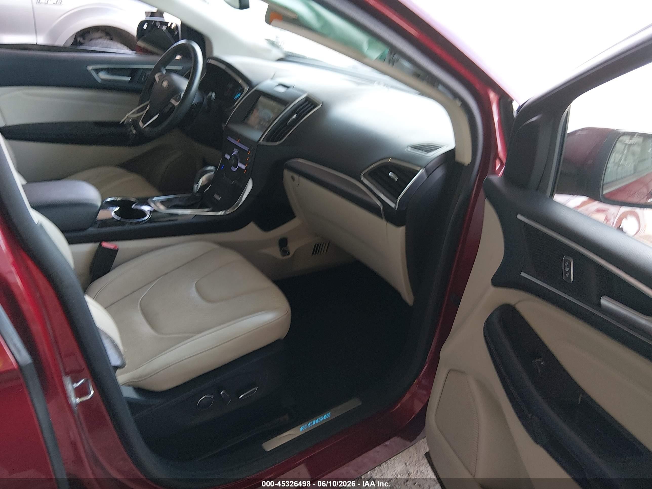 2015 Ford Edge Titanium Red vin: 2FMTK3K98FBC29257
